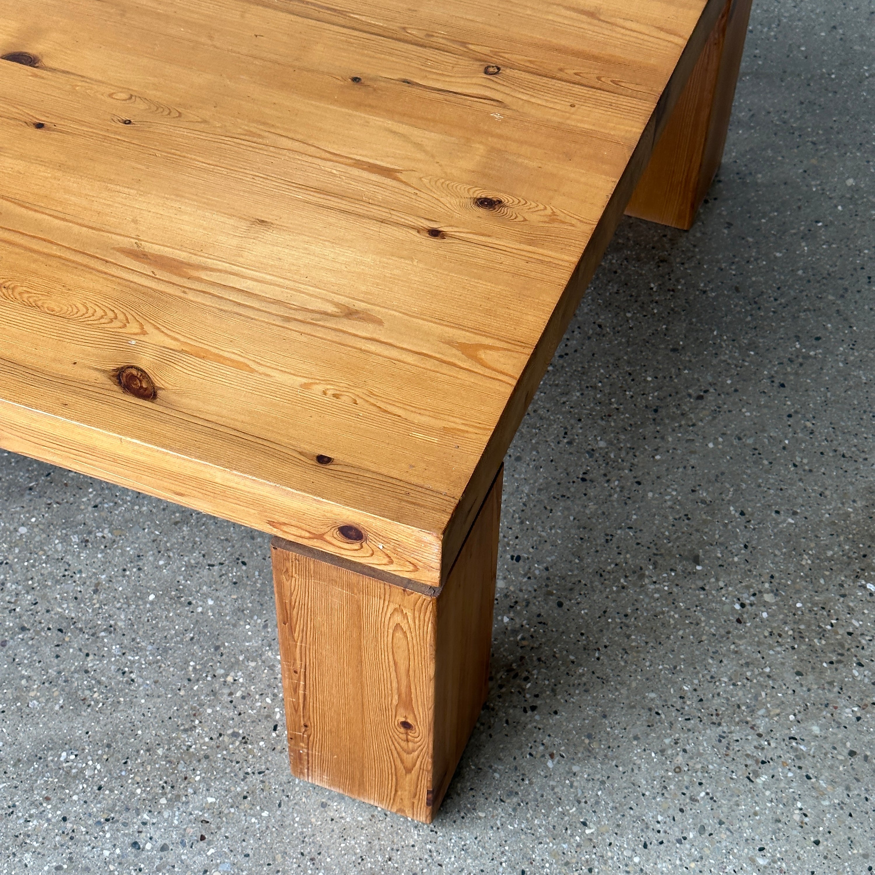 Monumental Swedish Pine Coffee Table (Small)