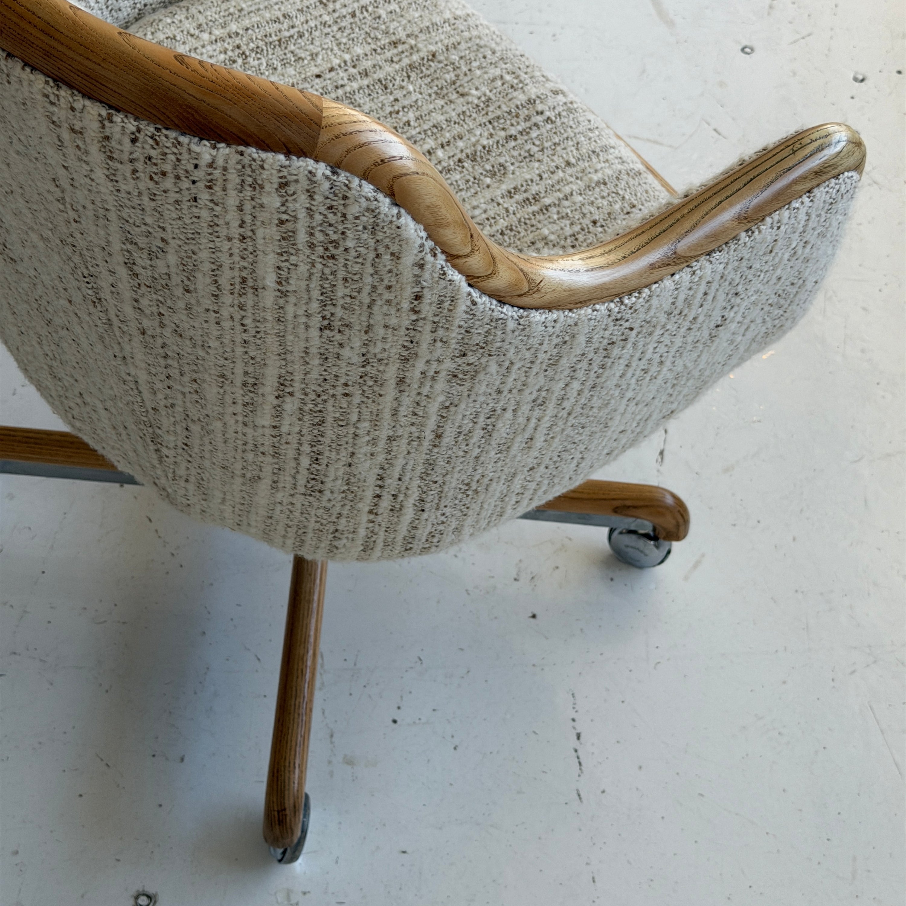 Bentwood Swivel Desk Chair by Ward Bennett