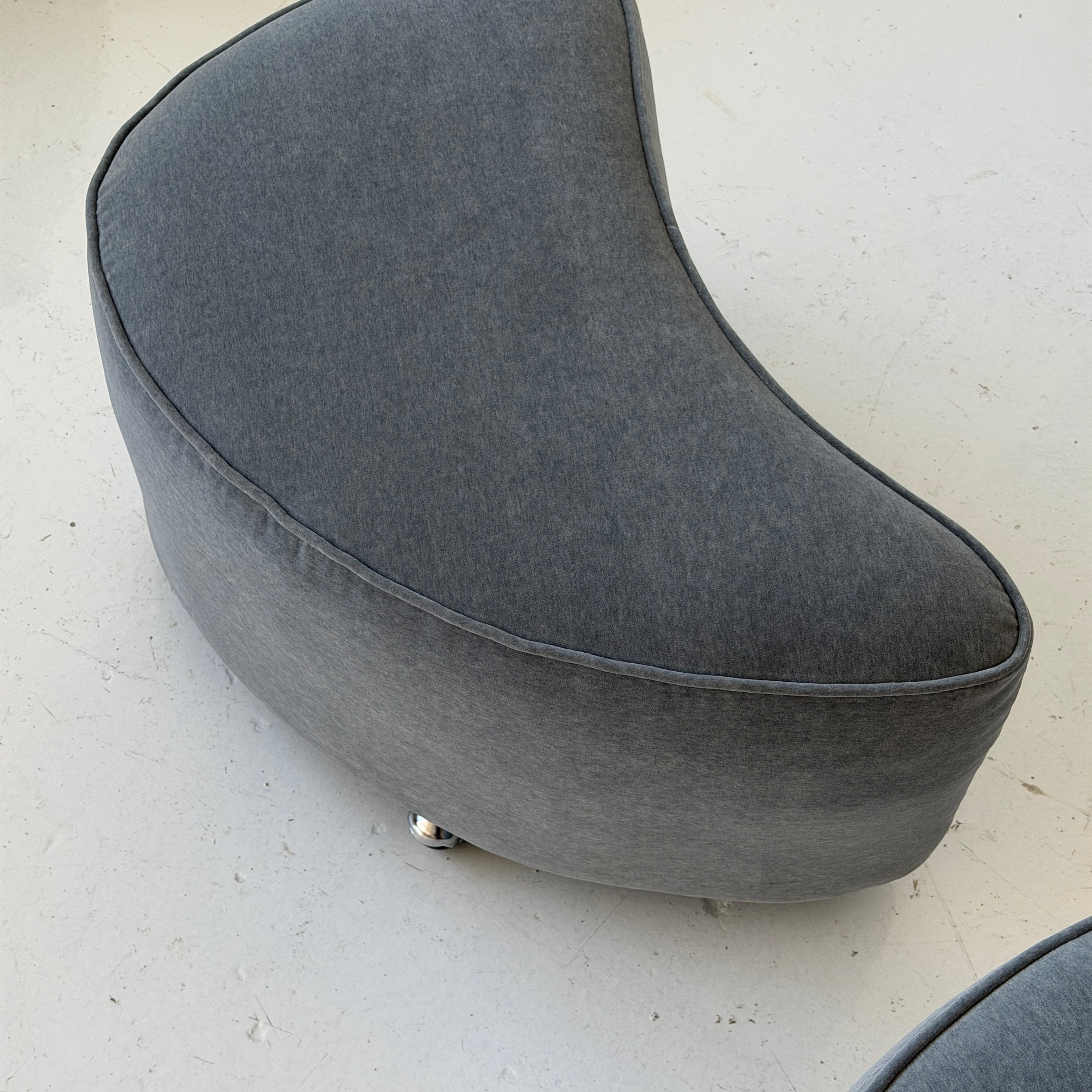 Nautilus Ottomans by Vladimir Kagan for Directional