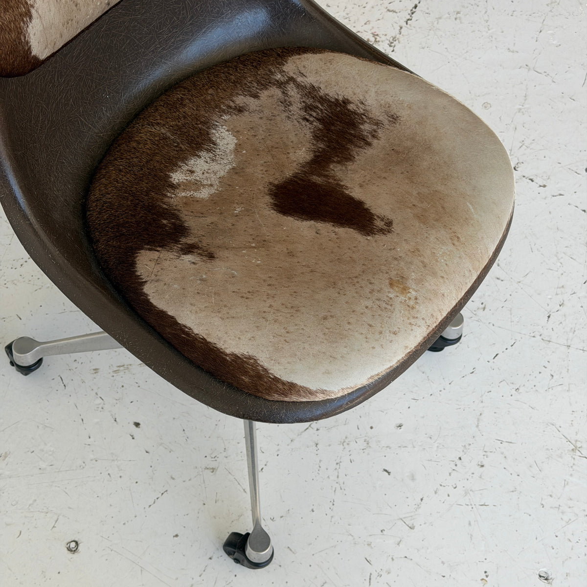 Model PSCC Molded Fiberglass Desk Chair by Charles + Ray Eames for Herman Miller