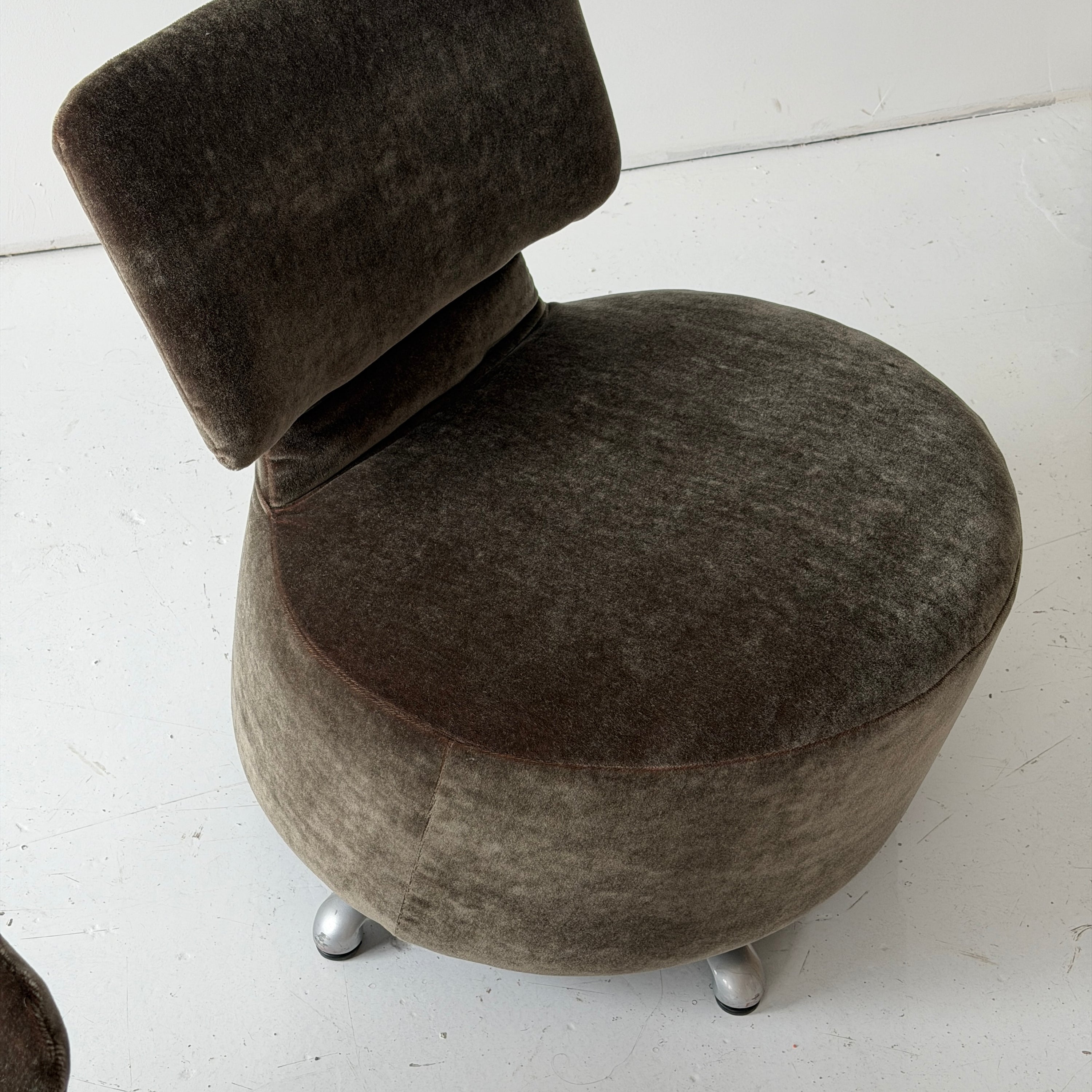 Aki Chairs by Toshiyuki Kita for Cassina in Mohair