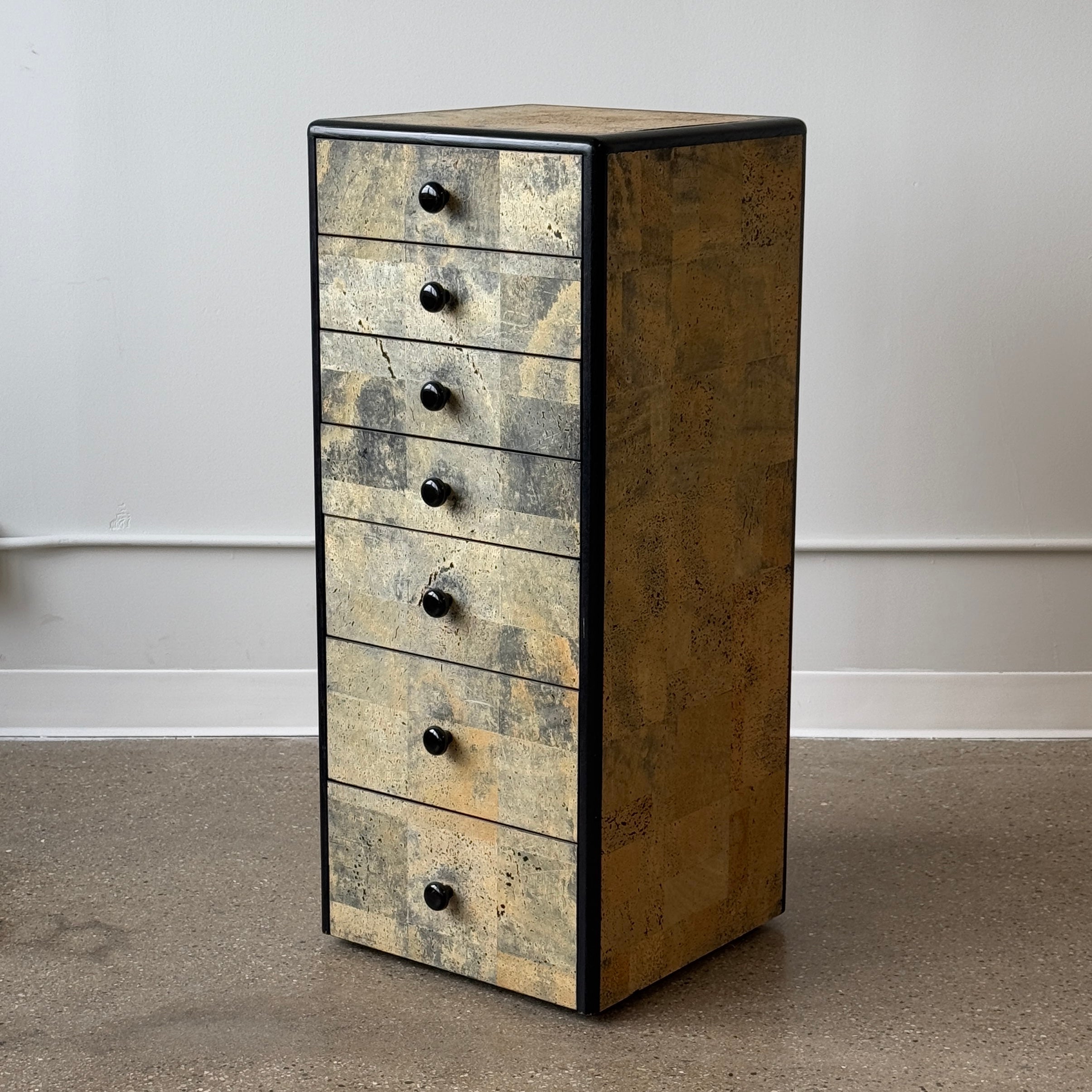 Serie 5 Cork Chest of Drawers by Peter Maly