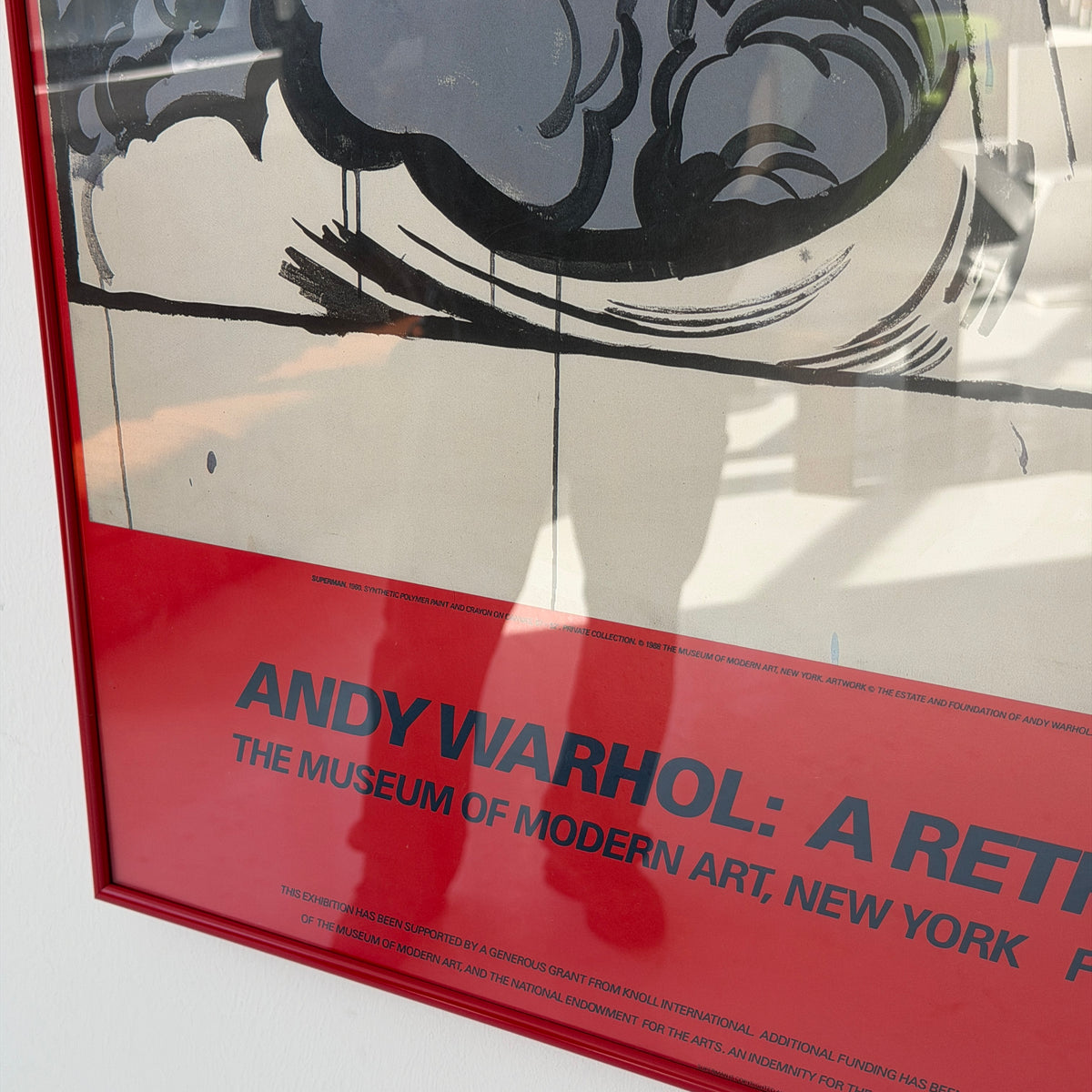 MoMA Superman Lithograph by Andy Warhol