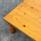 Spiral Leg Folk Art Pine Coffee Table by Lane