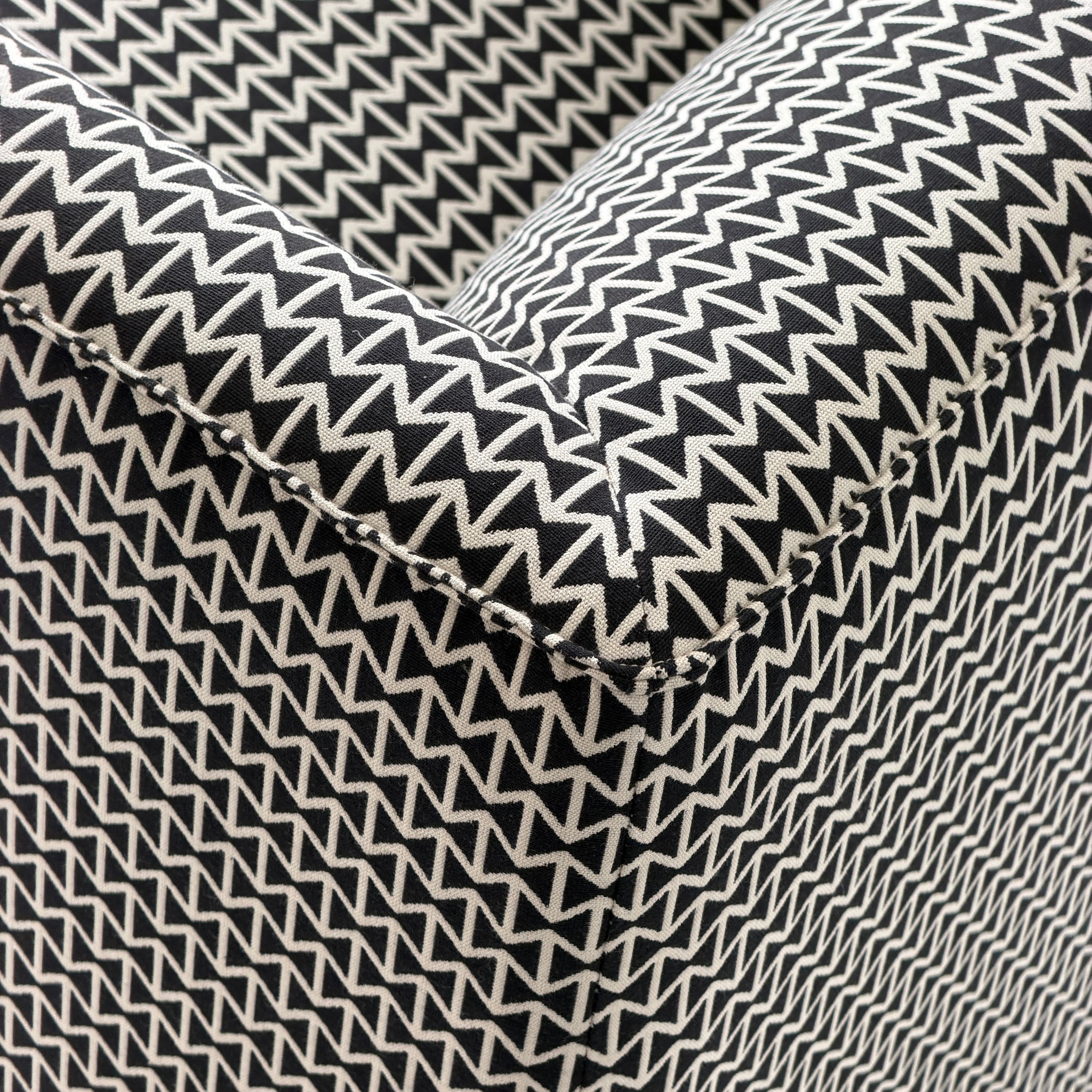 Cubic Lounge Chair by Jules Heumann for Metropolitan in Alexander  Girard Fabrics