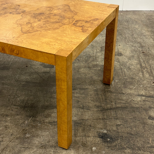 Parsons Style Burl Dining Table by Lane