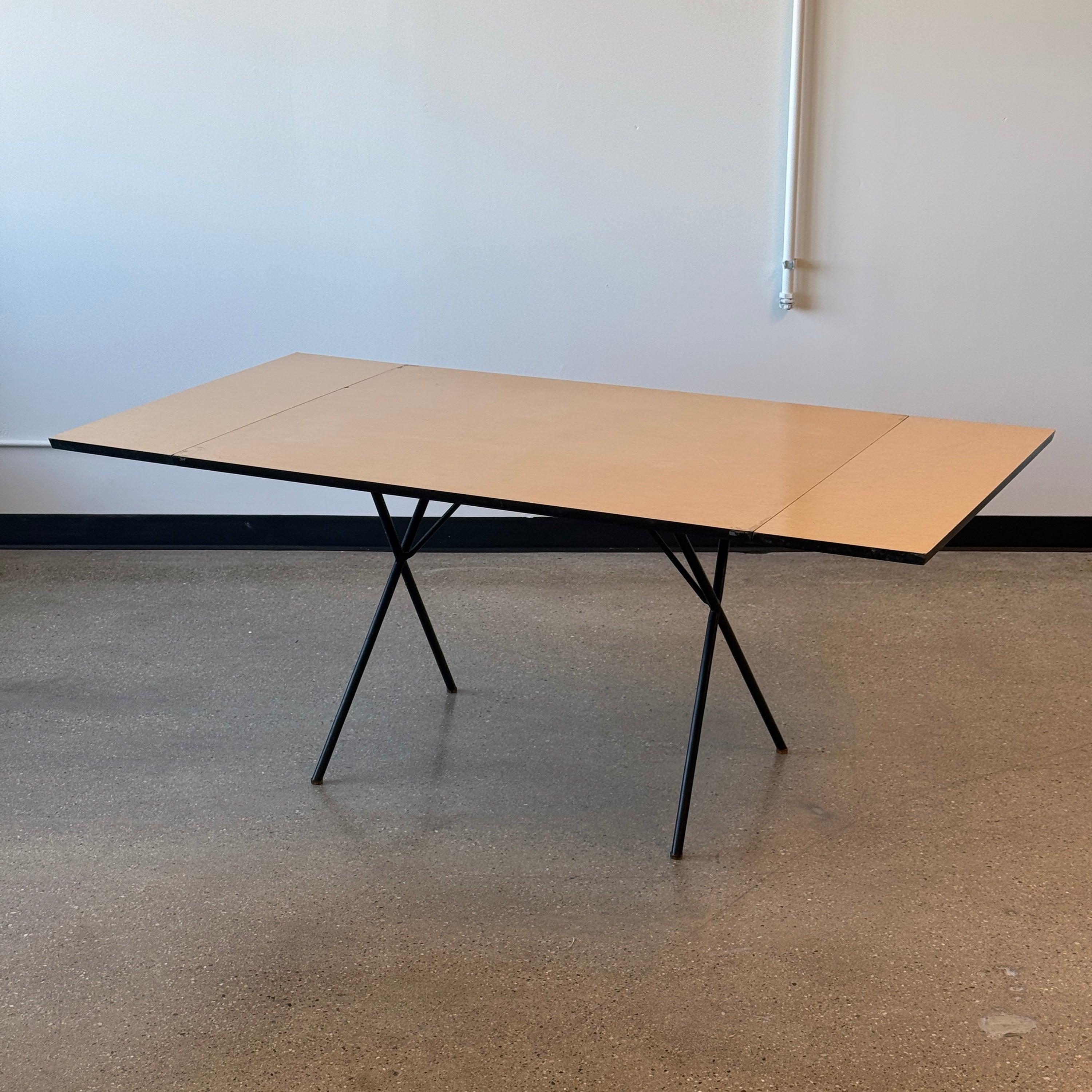 X Leg Extendable Dining Table by George Nelson for Herman Miller