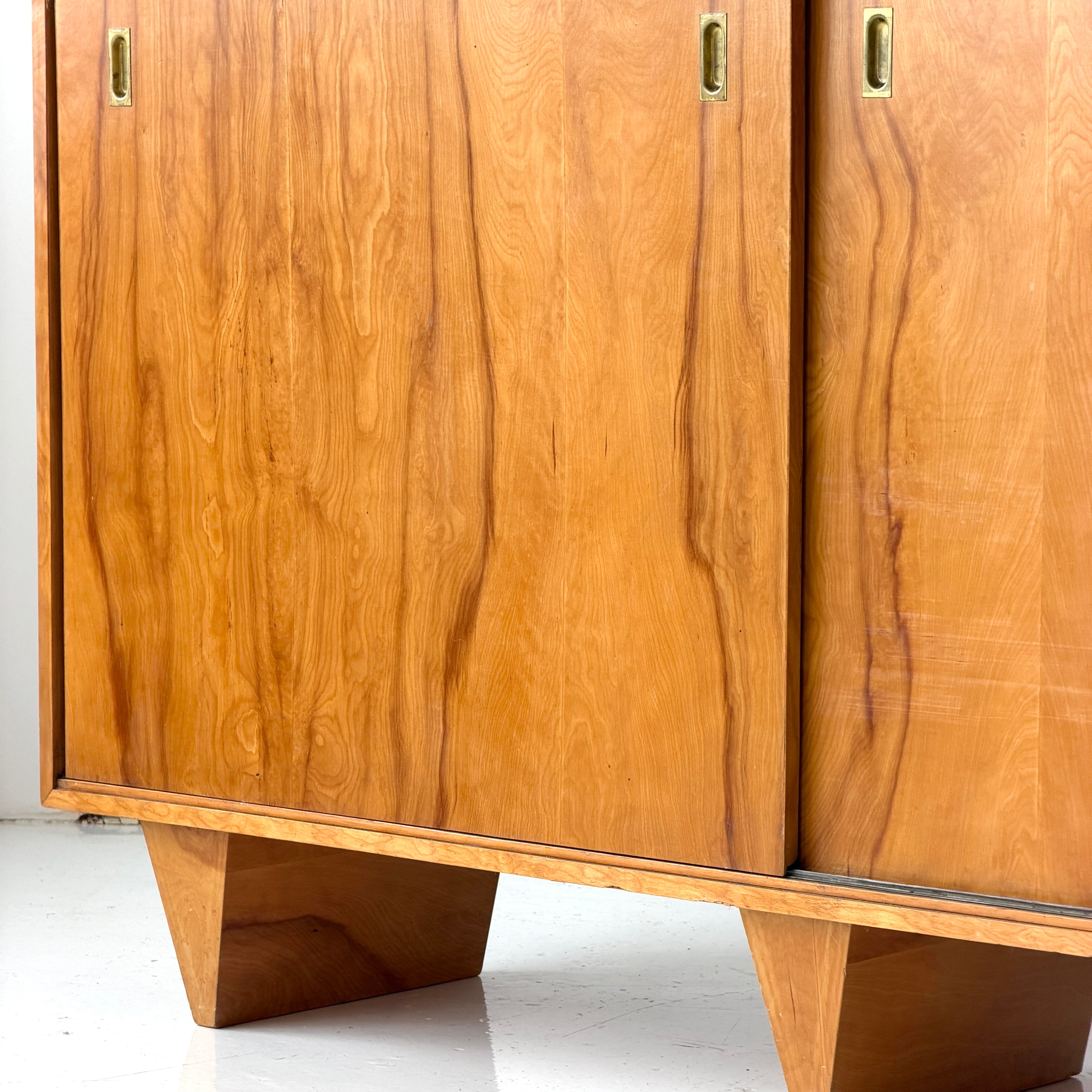 Inlaid Wood Credenza by Herbert Fritz Jr.