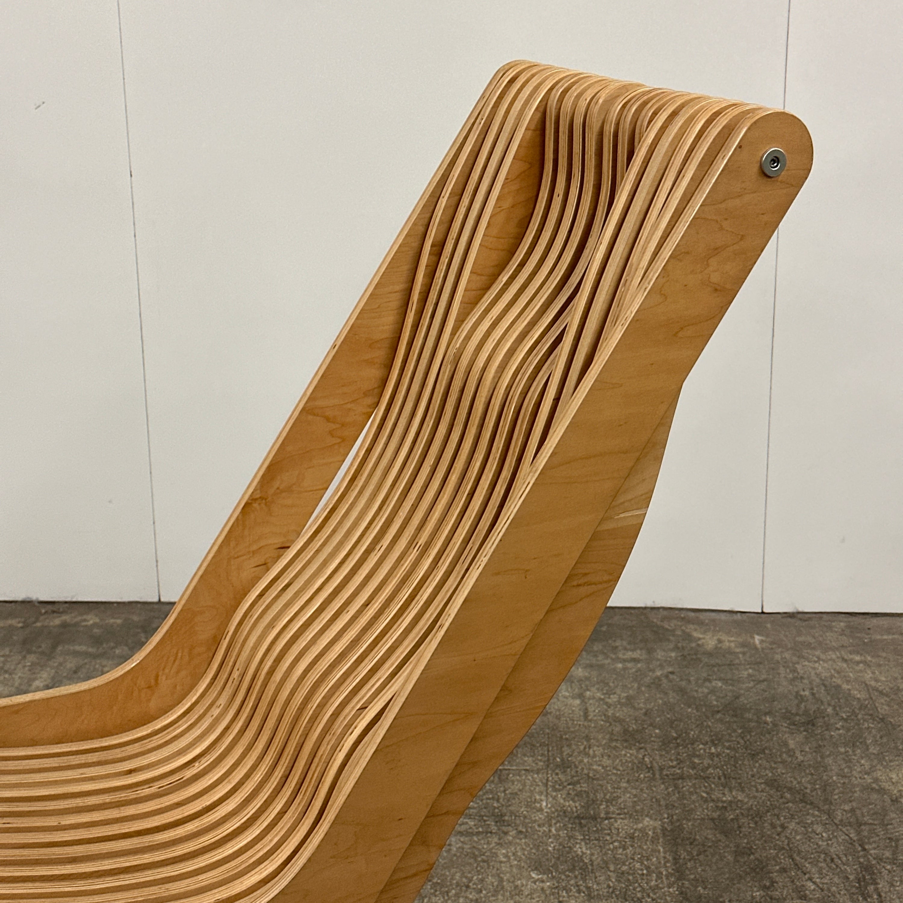 Studio Made Biomorphic Slat Chaise