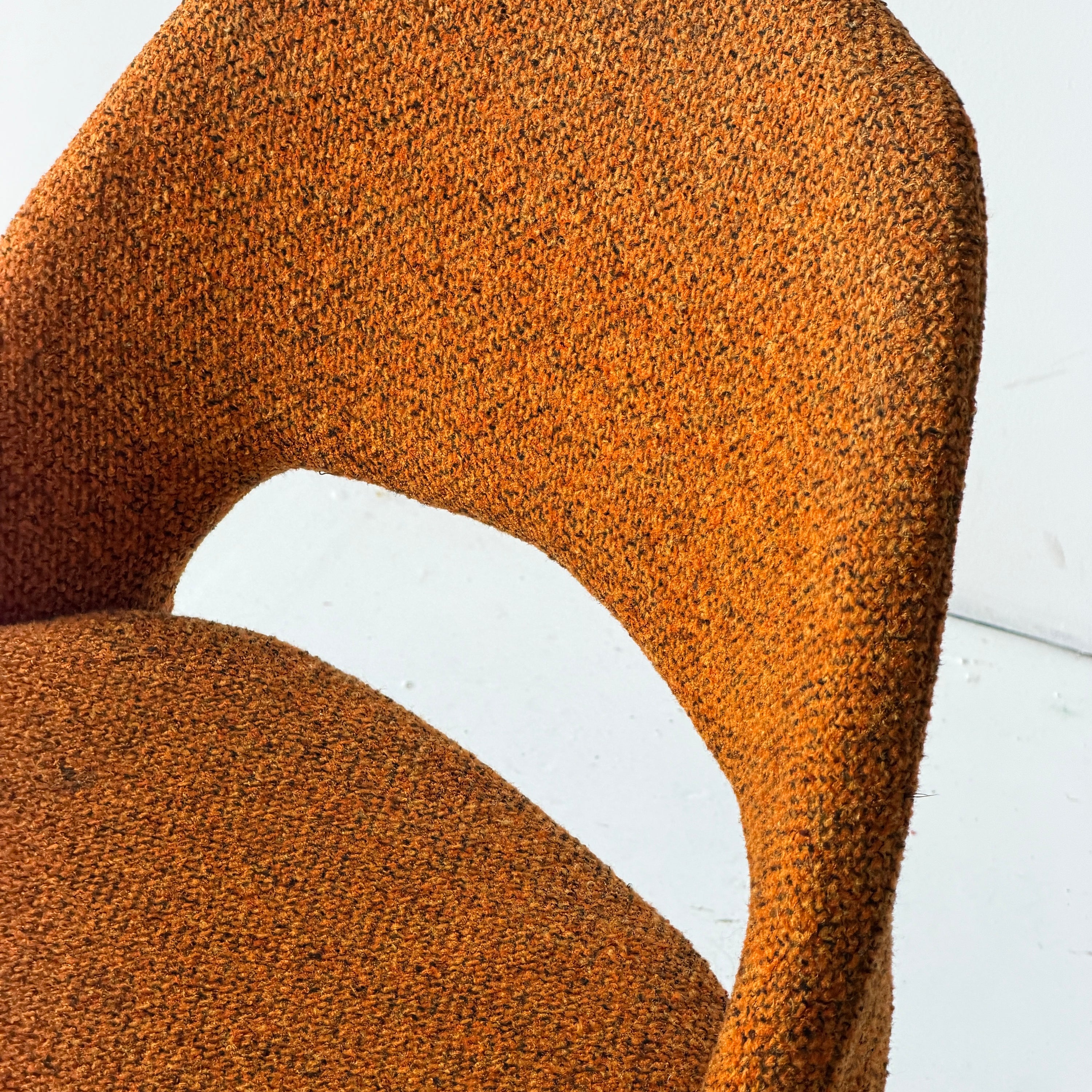 Armless Executive Chairs with Wood Base by Eero Saarinen for Knoll Associates