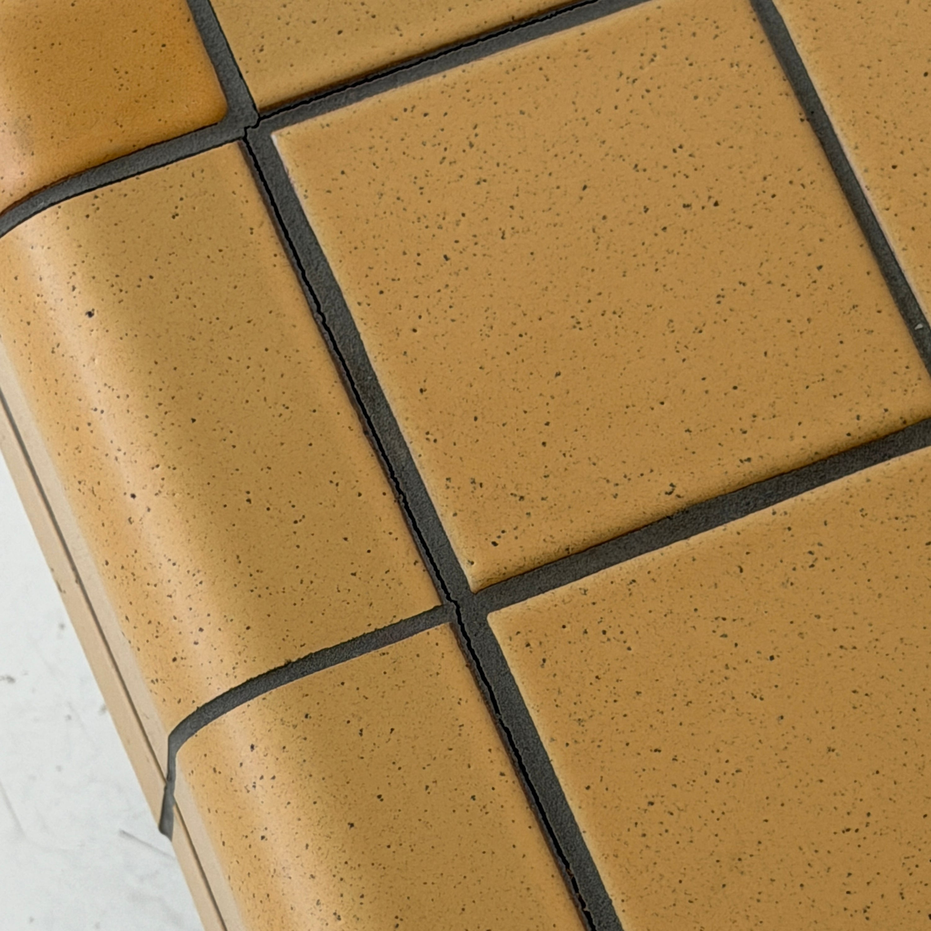 Yellow Tile/Concrete Coffee Table
