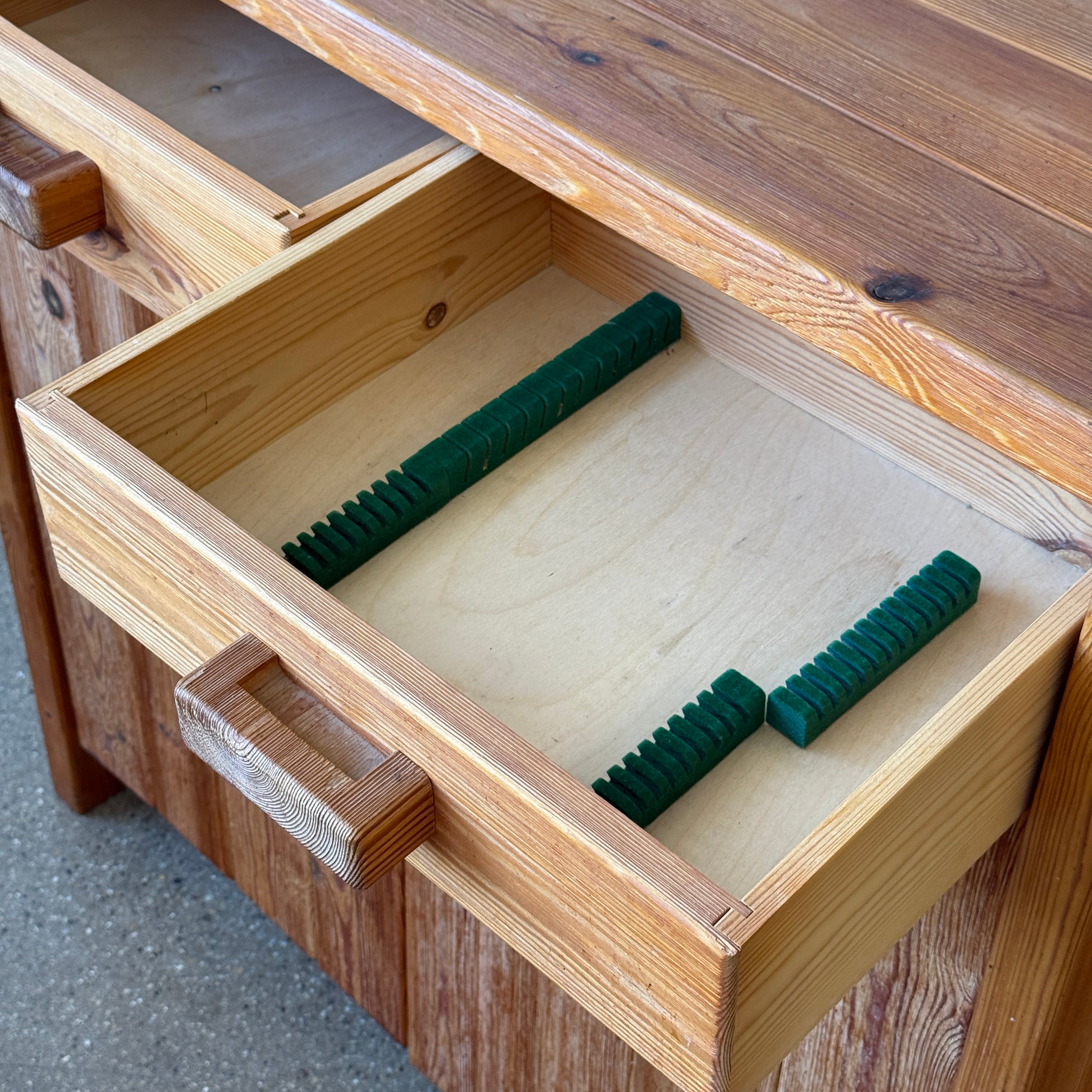 Christian IV Danish Pine Cabinet by Hans Frydendal