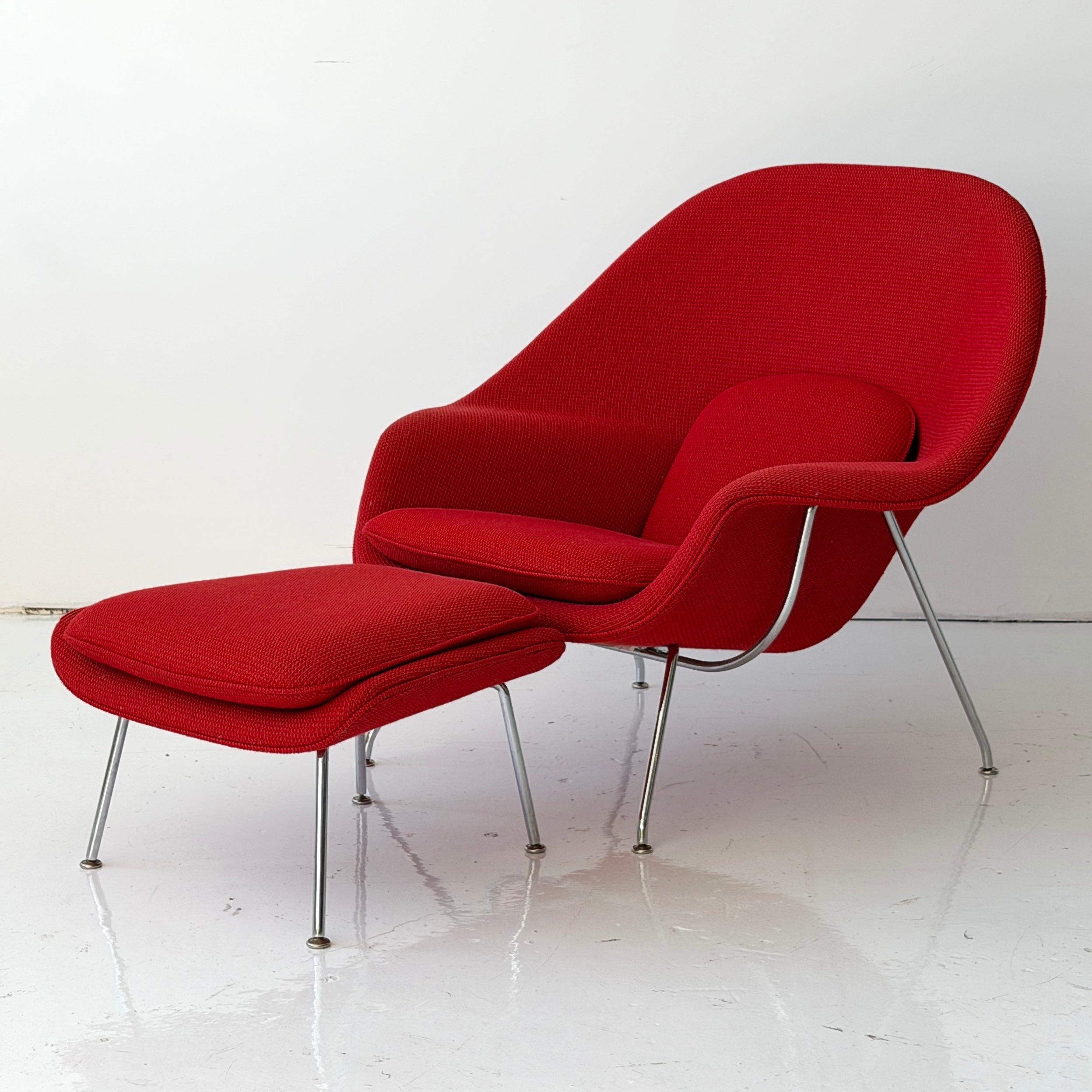 Womb Chair + Ottoman by Eero Saarinen for Knoll