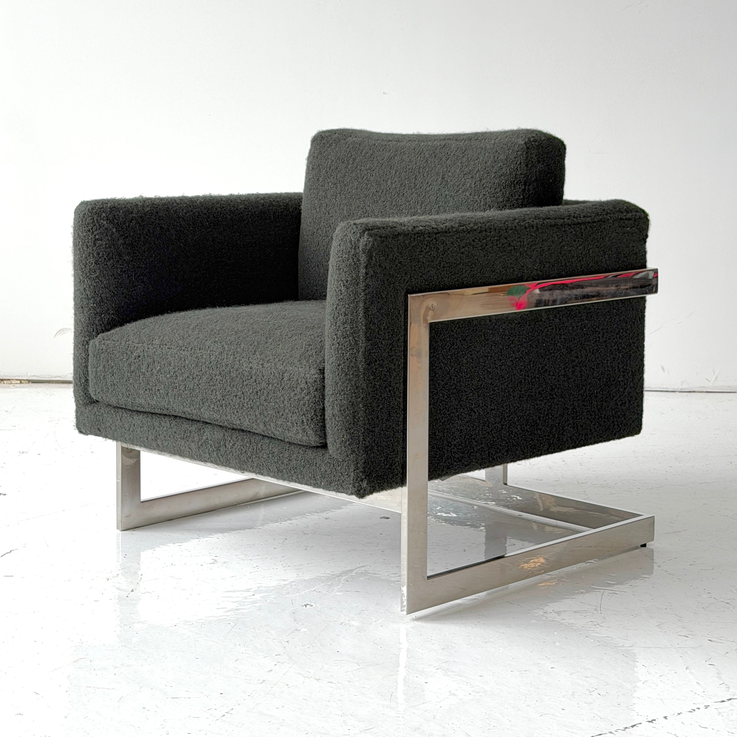 No. 989 T-Back Lounge Chair by Milo Baughman for Thayer Coggin