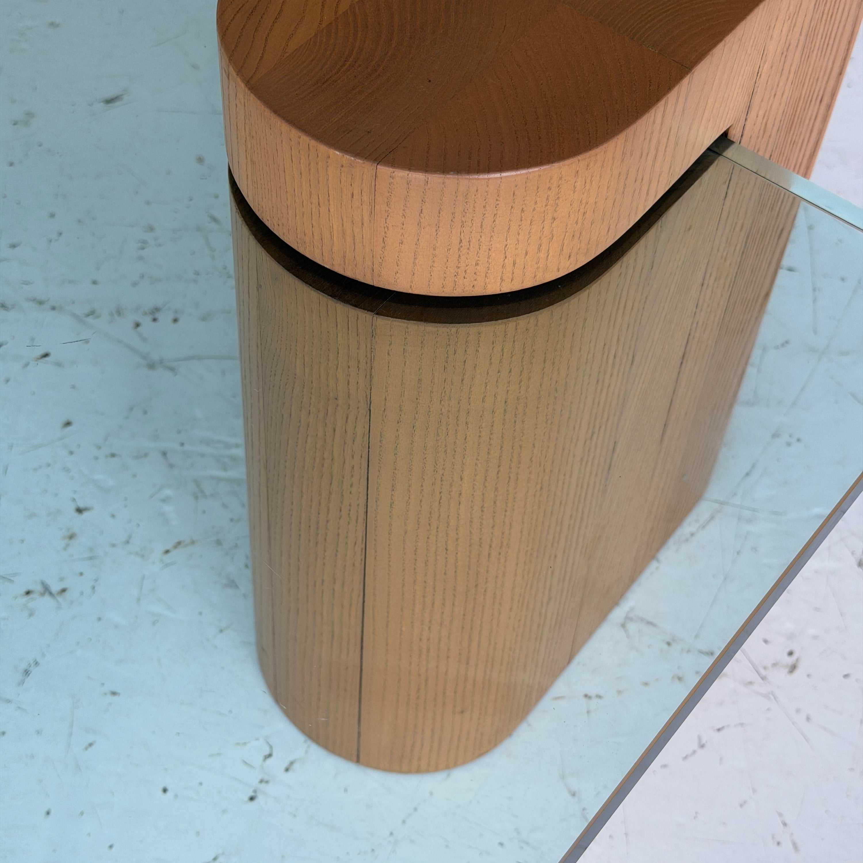 Studio Made Oak/Glass Coffee Table