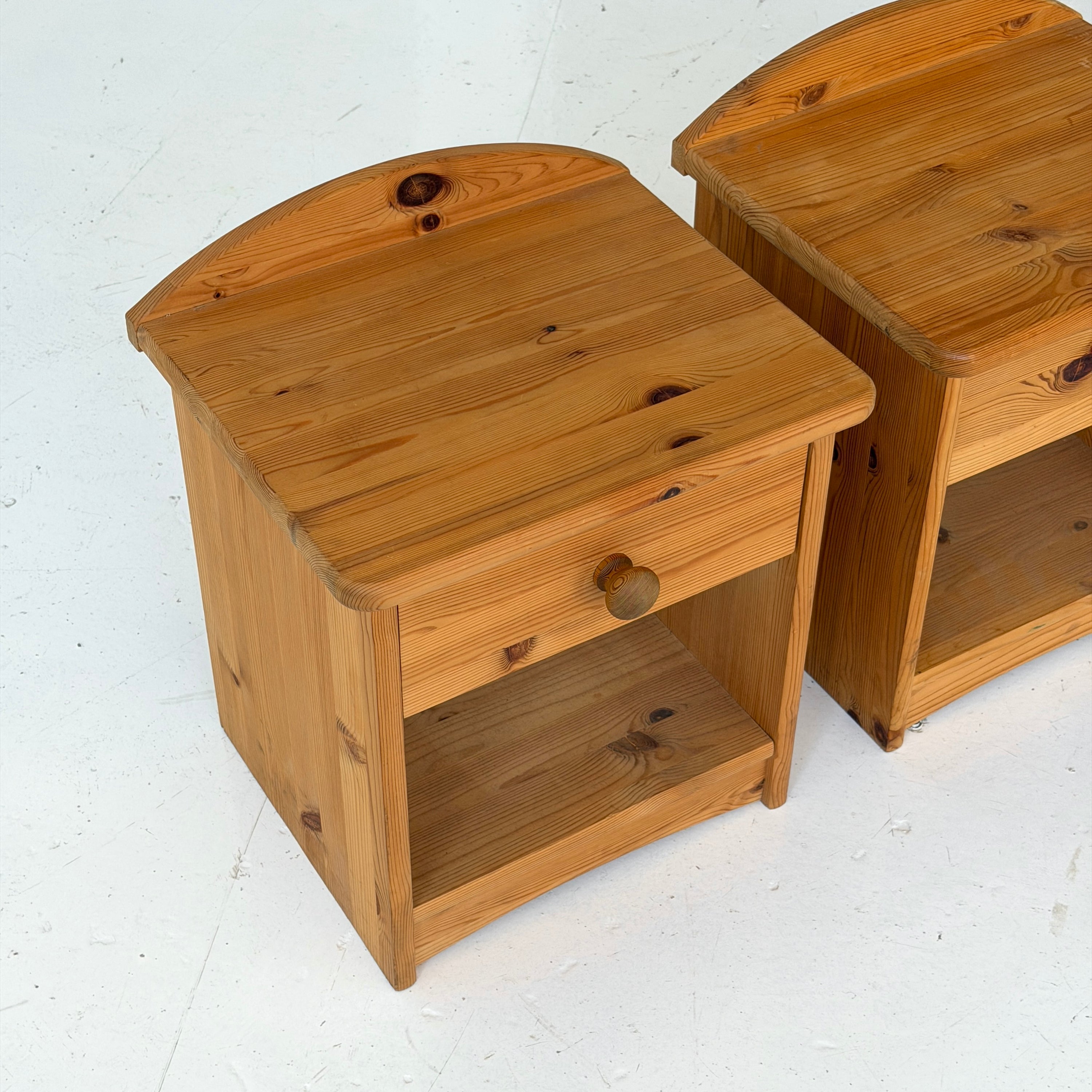 Primitive Pine Nightstands