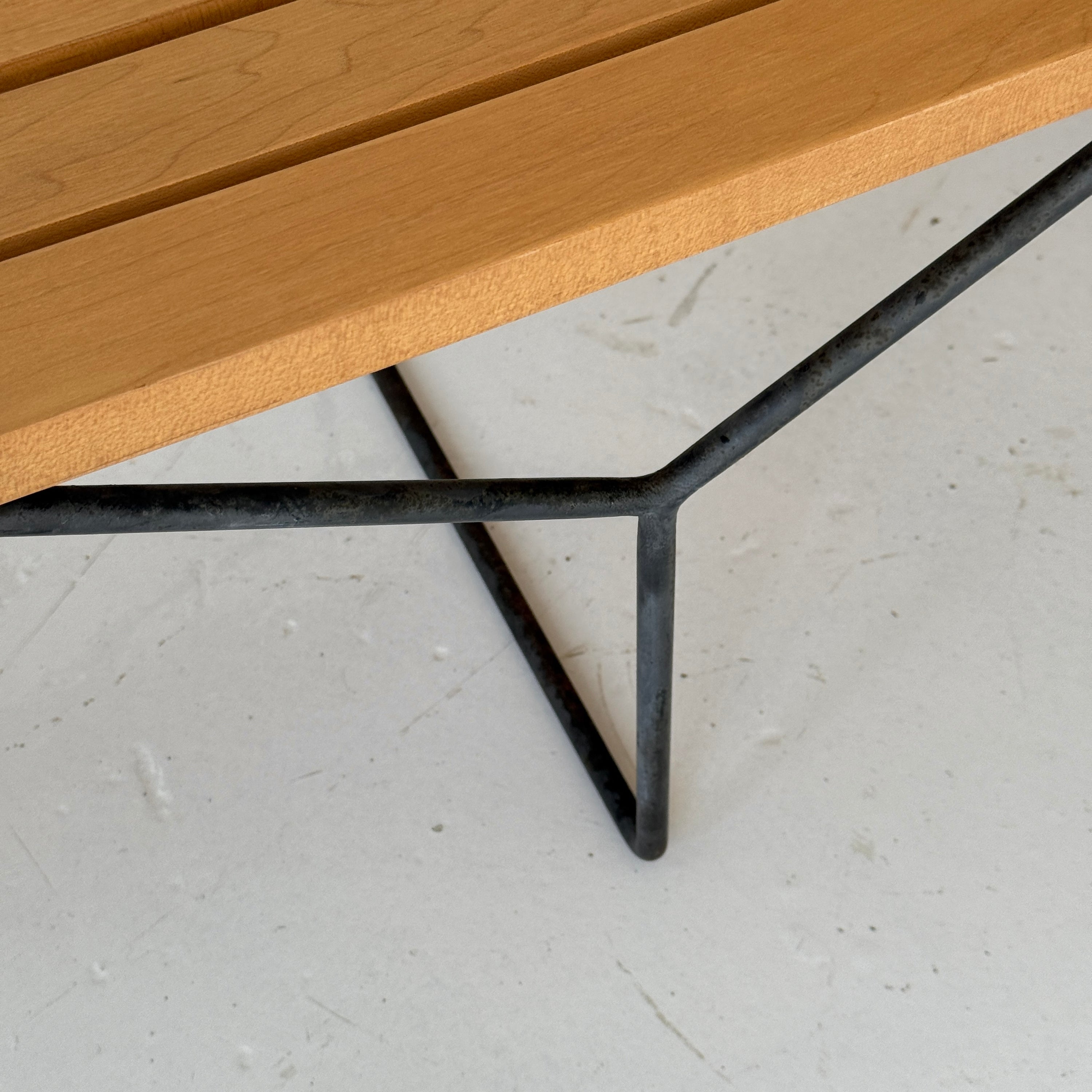 Slat Bench by Harry Bertoia for Knoll