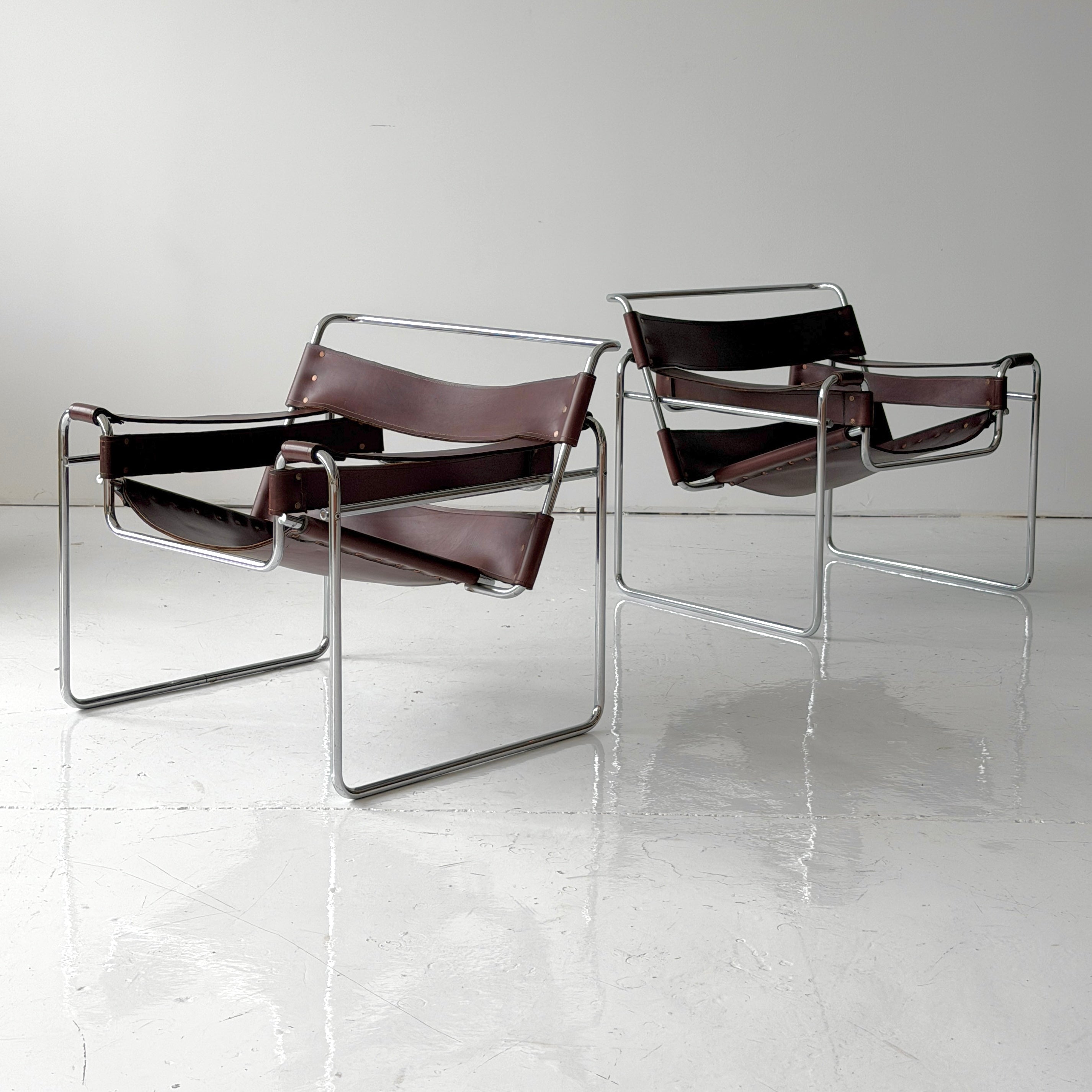 Wassily Chairs by Marcel Breuer for Gavina