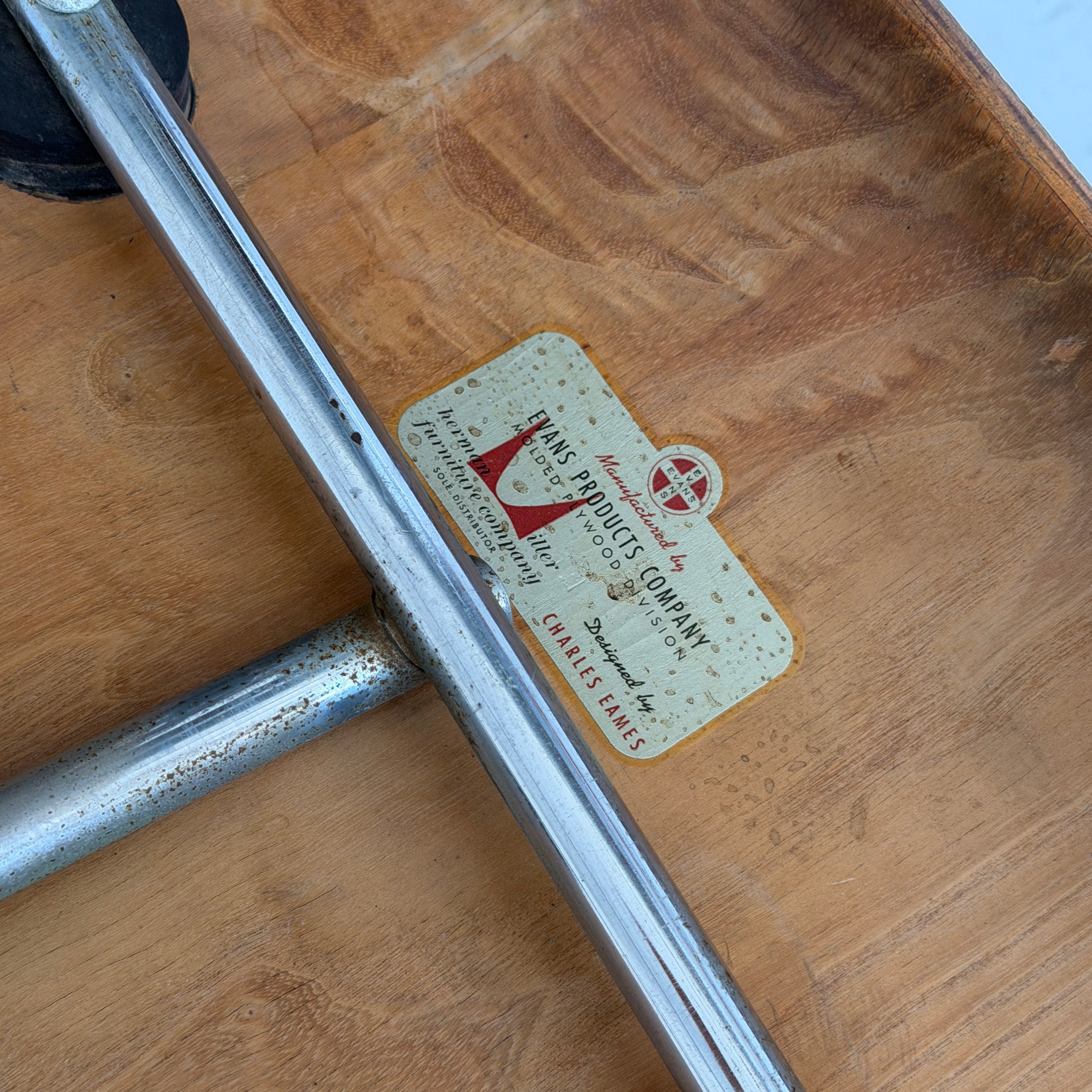 1st Generation LCM Chair by Charles and Ray Eames for Evans / Herman Miller