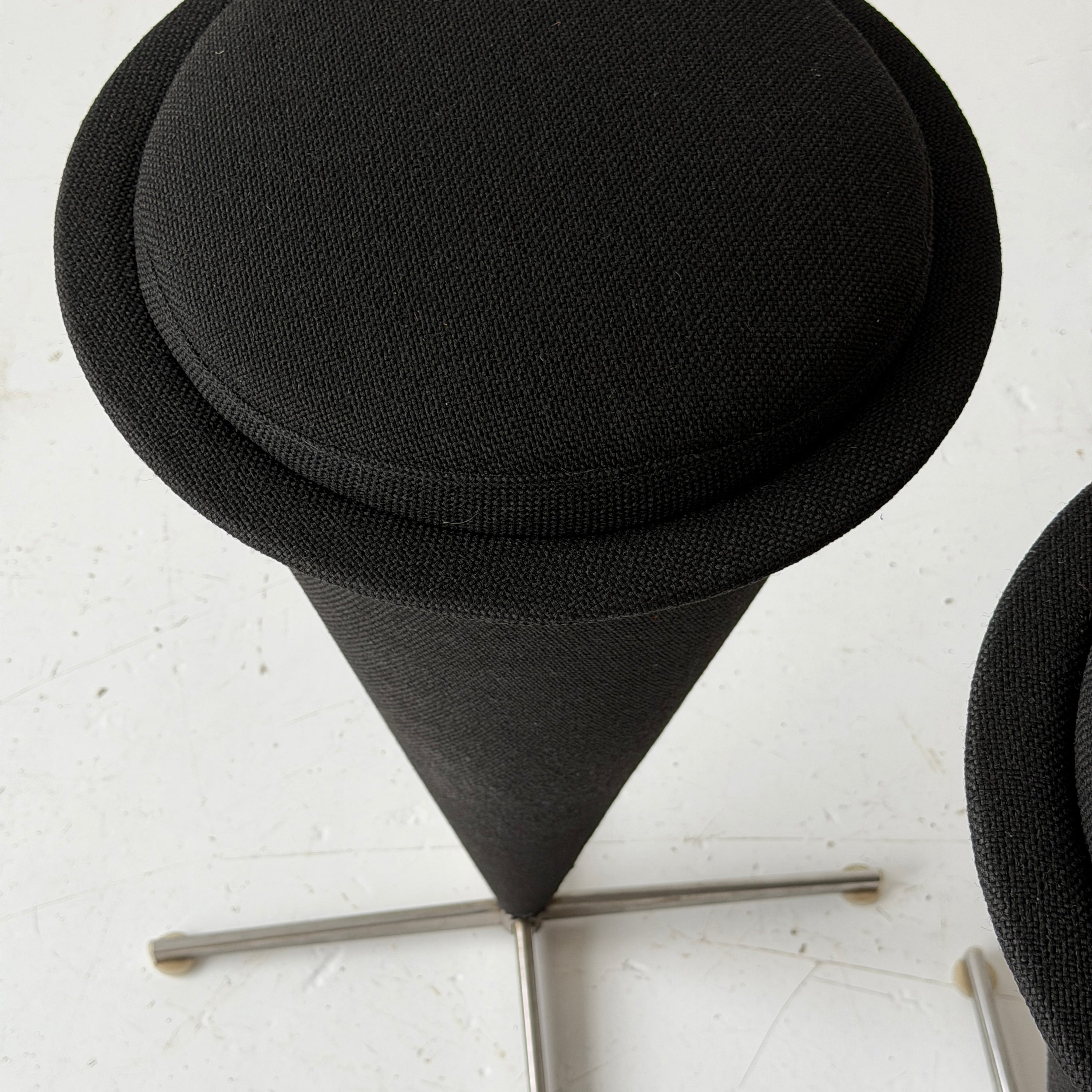 Cone Stools by Verner Panton for Plus Linje