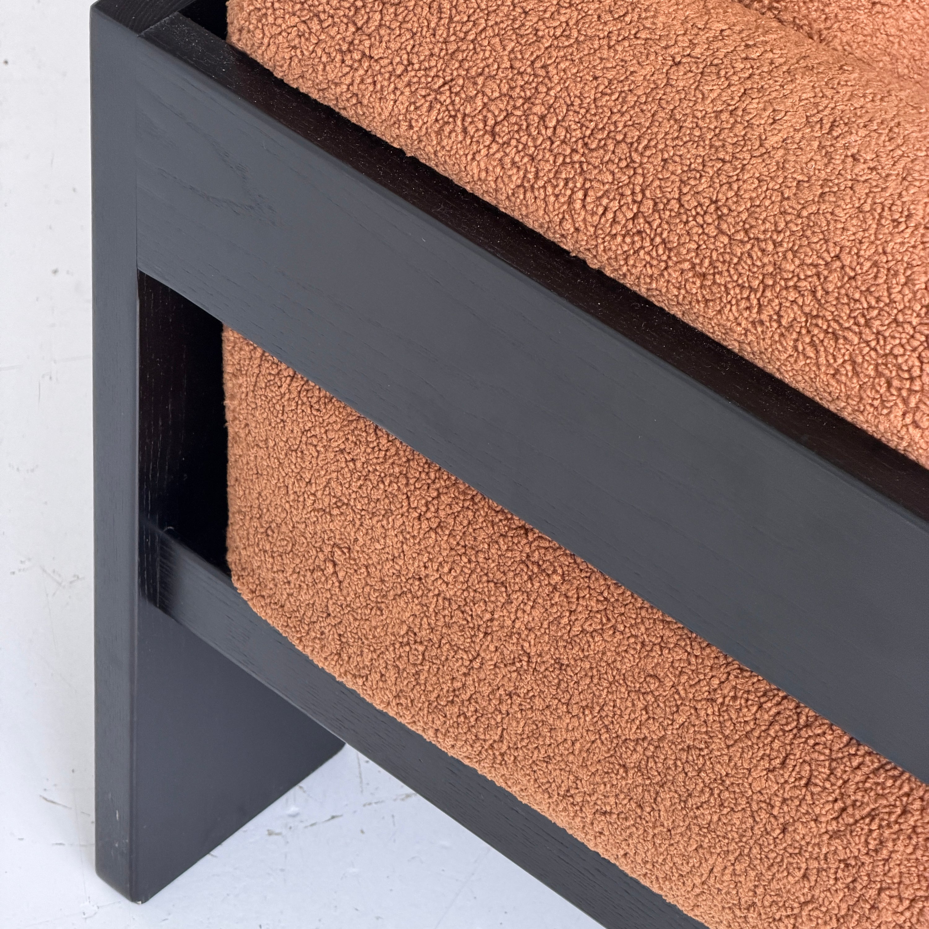 Ebonized Bastiano Chair by Afra + Tobia Scarpa for Gavina