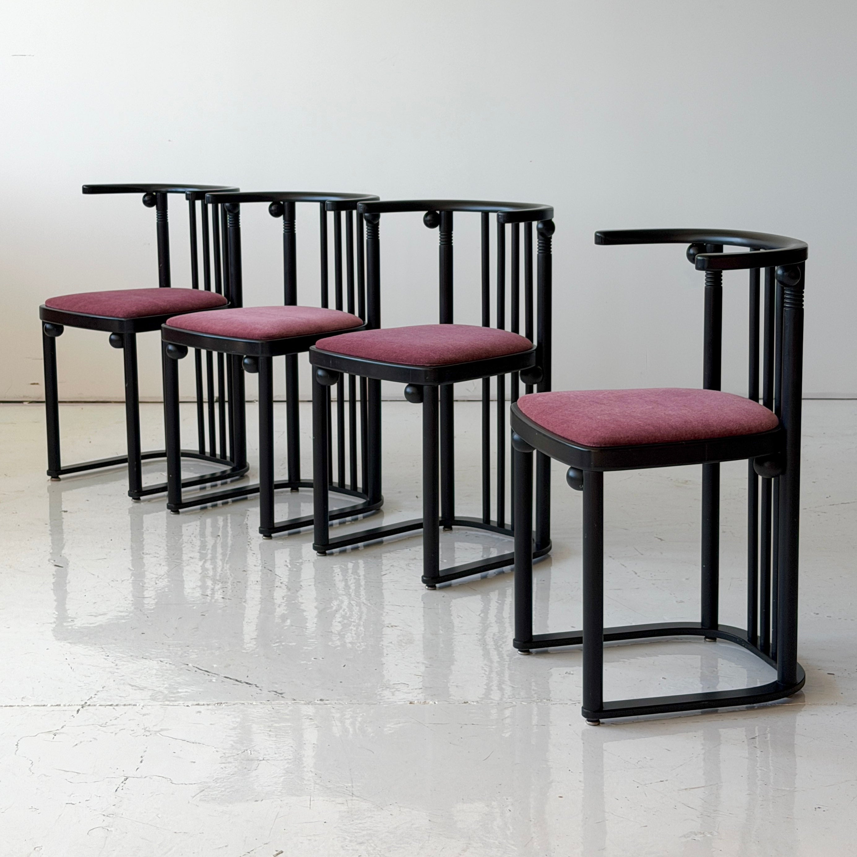 Fledermaus Chairs by Josef Hoffman for Wittman