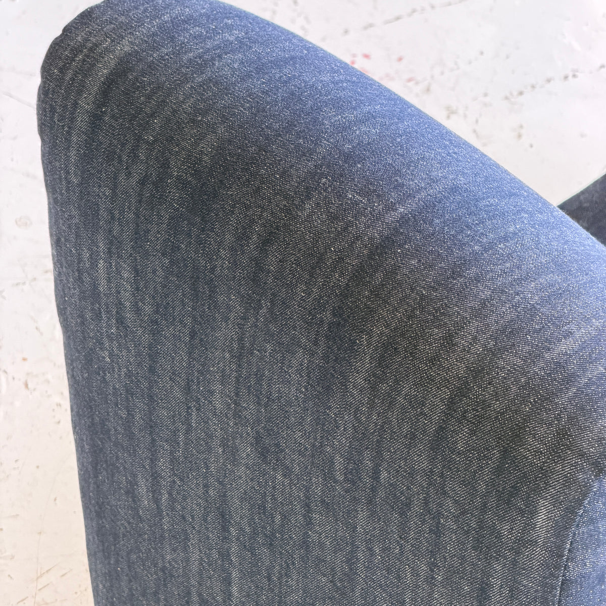 Swoop Lounge Chair by Milo Baughman for Thayer Coggin in Selvedge Denim