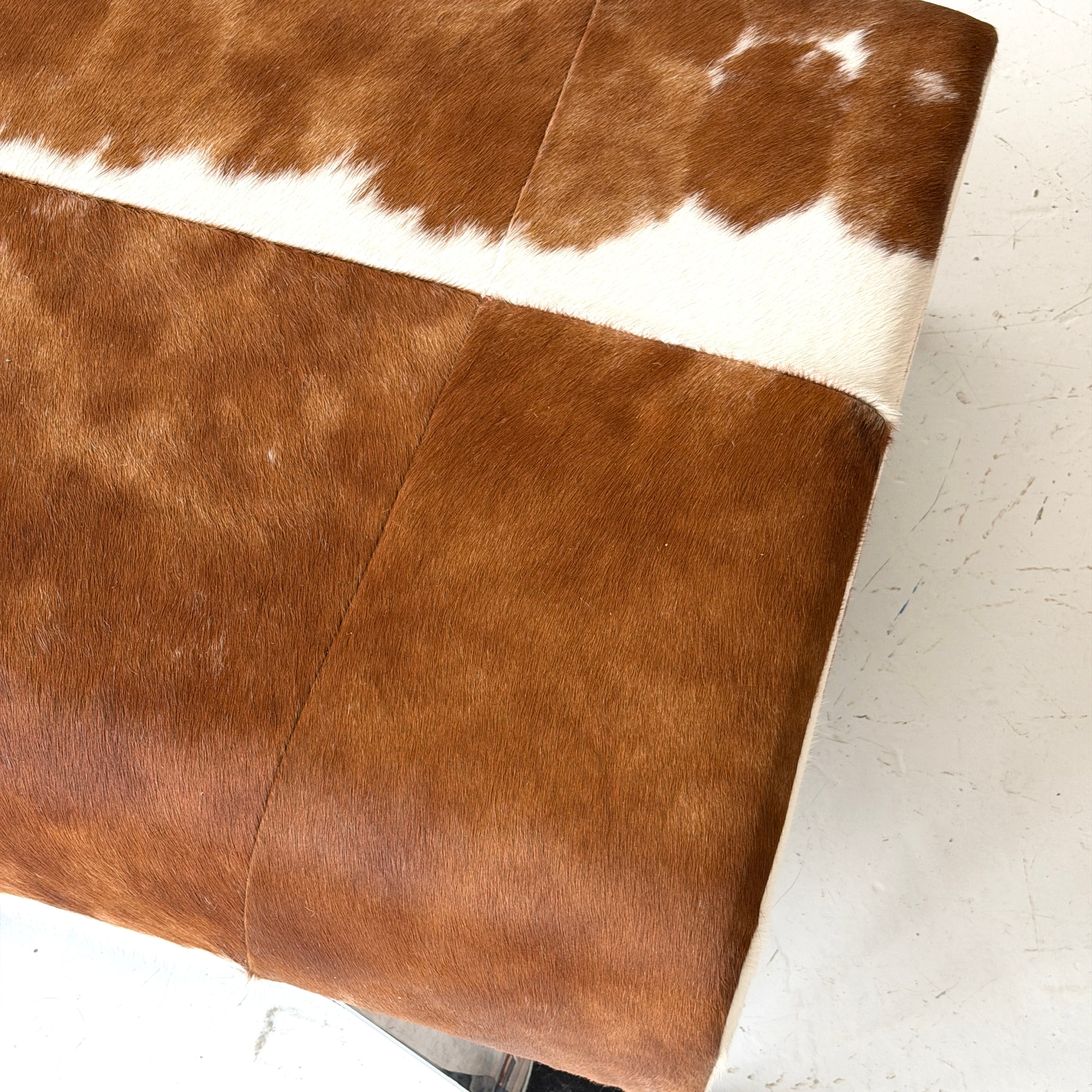 Cowhide Ottoman by Poltrona Frau