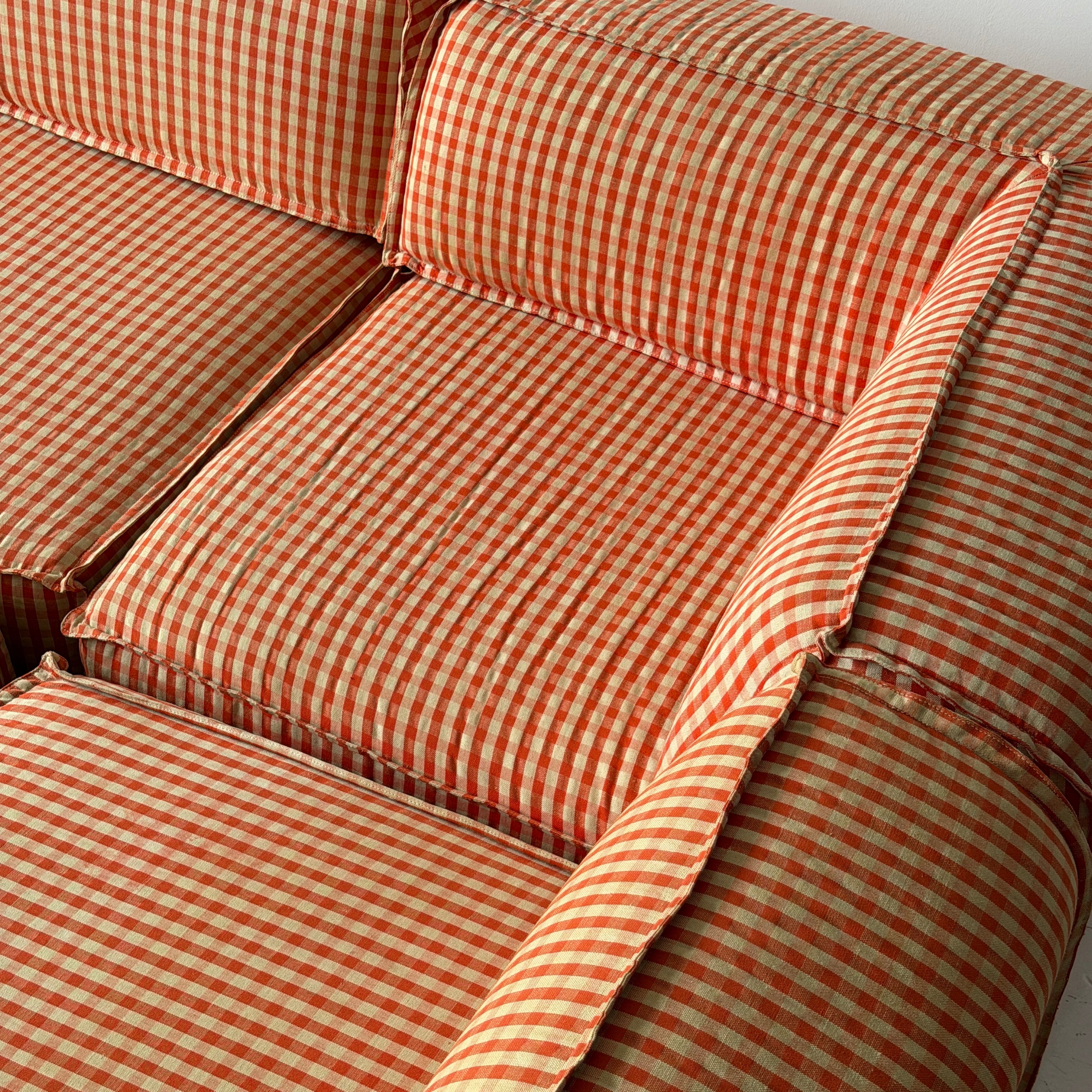 Playpen Sectional by Hans Hopfer for Roche Bobois in Gingham