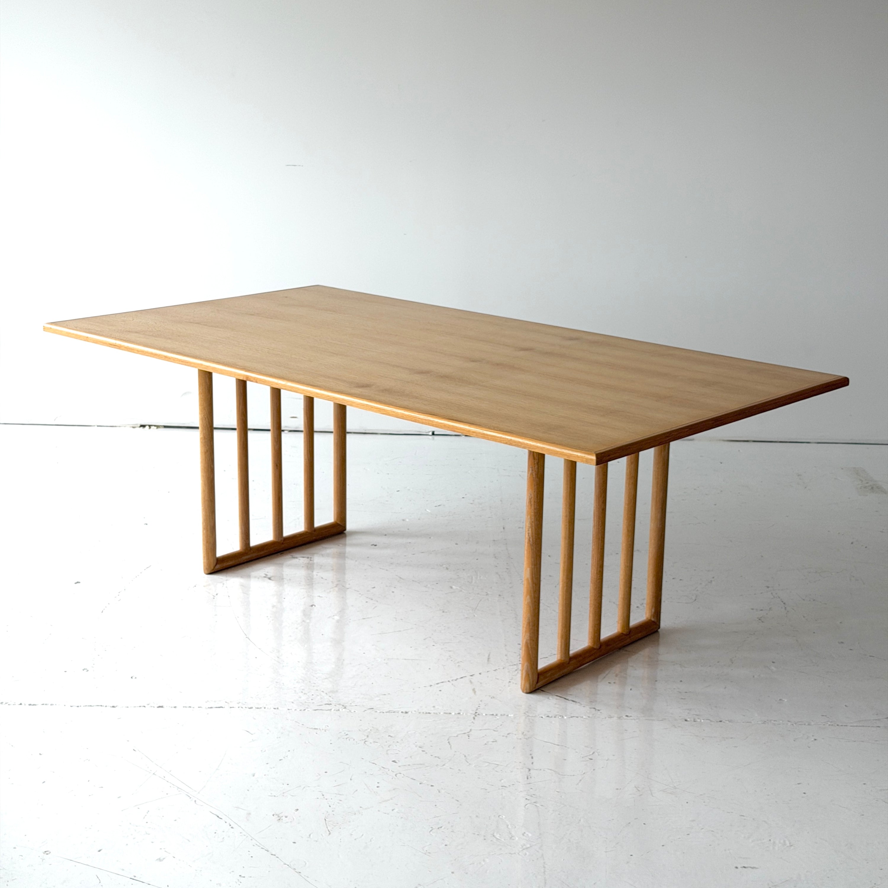 American Studio Made Blonde Oak Dining Table/Desk