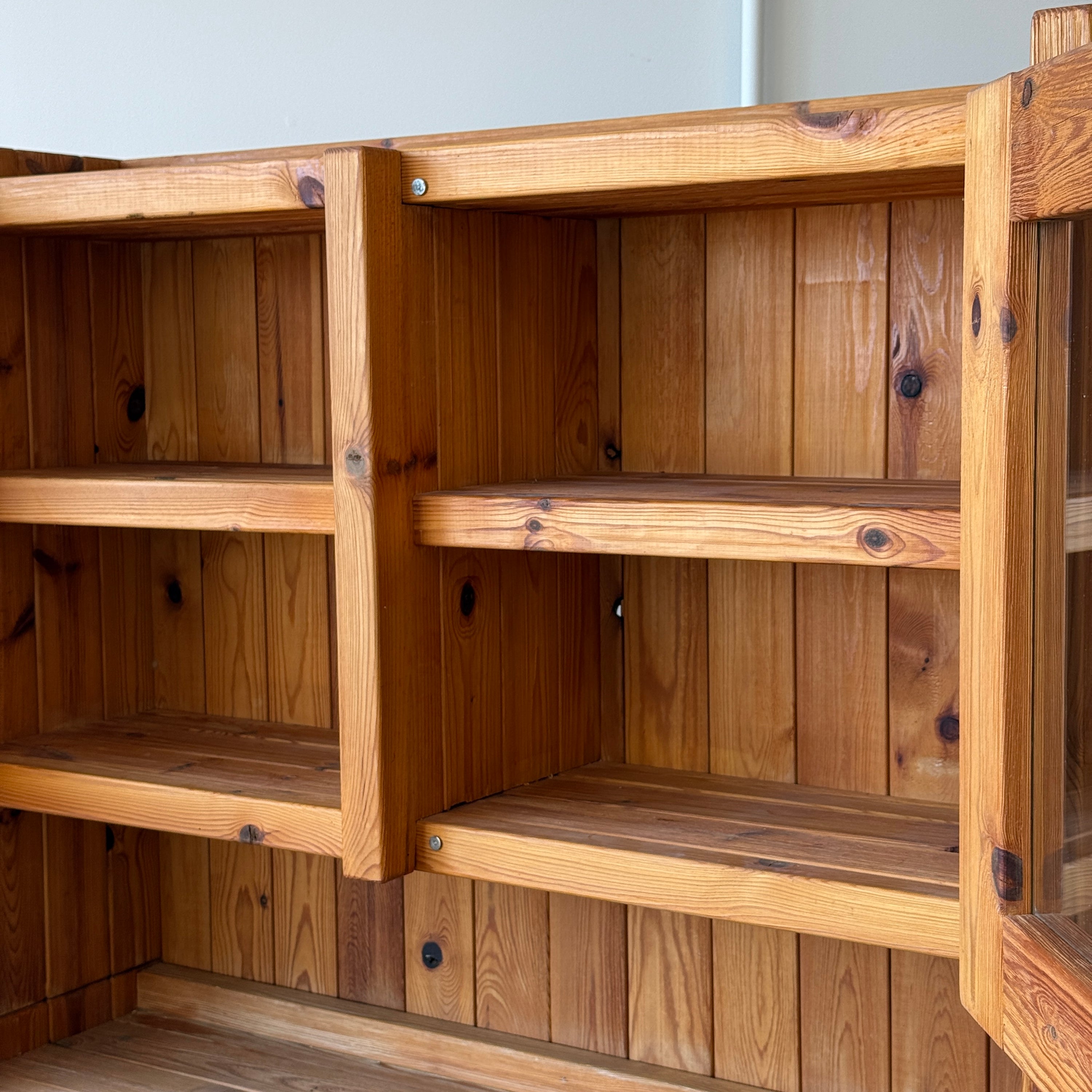 Christian IV Danish Pine Cabinet by Hans Frydendal