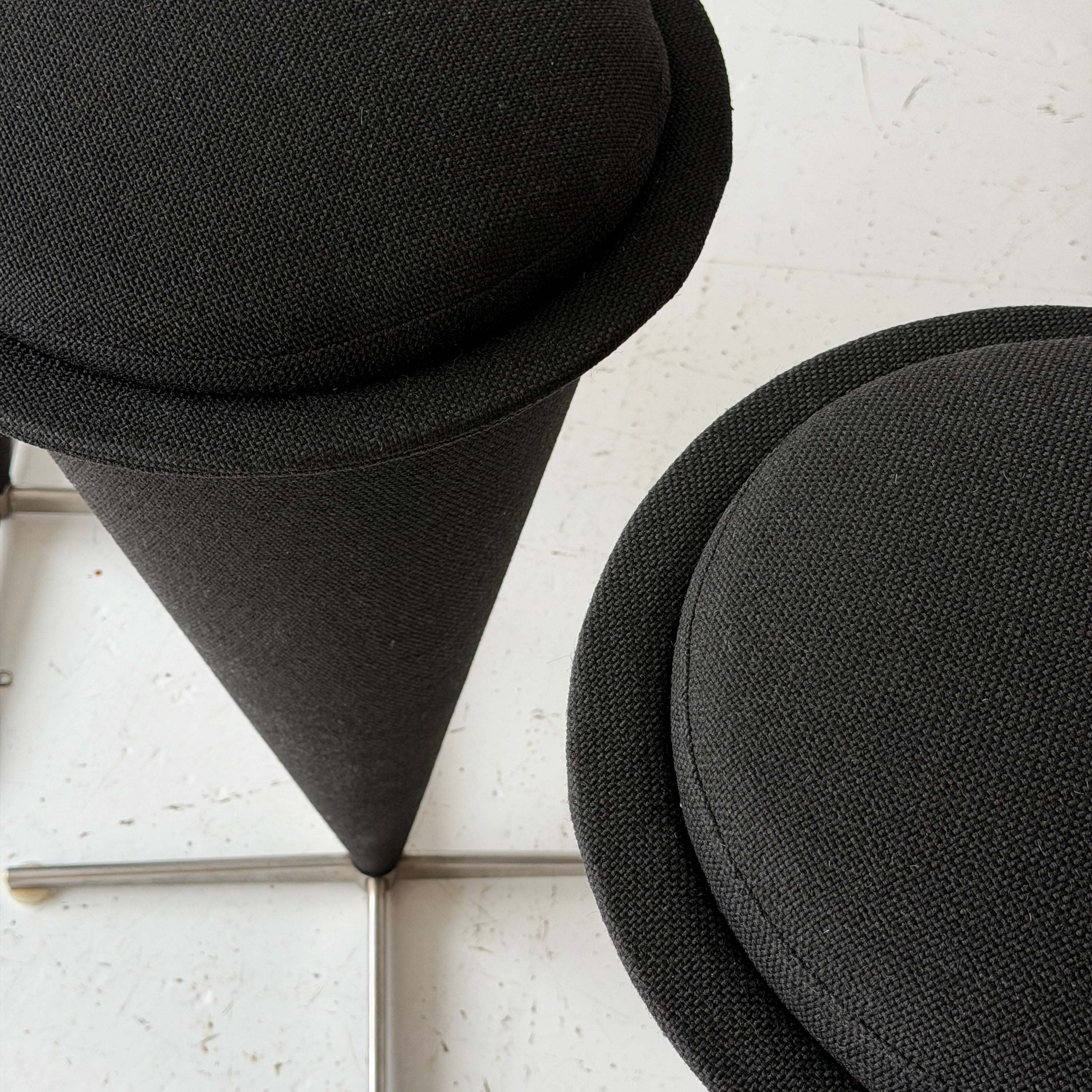 Cone Stools by Verner Panton for Plus Linje