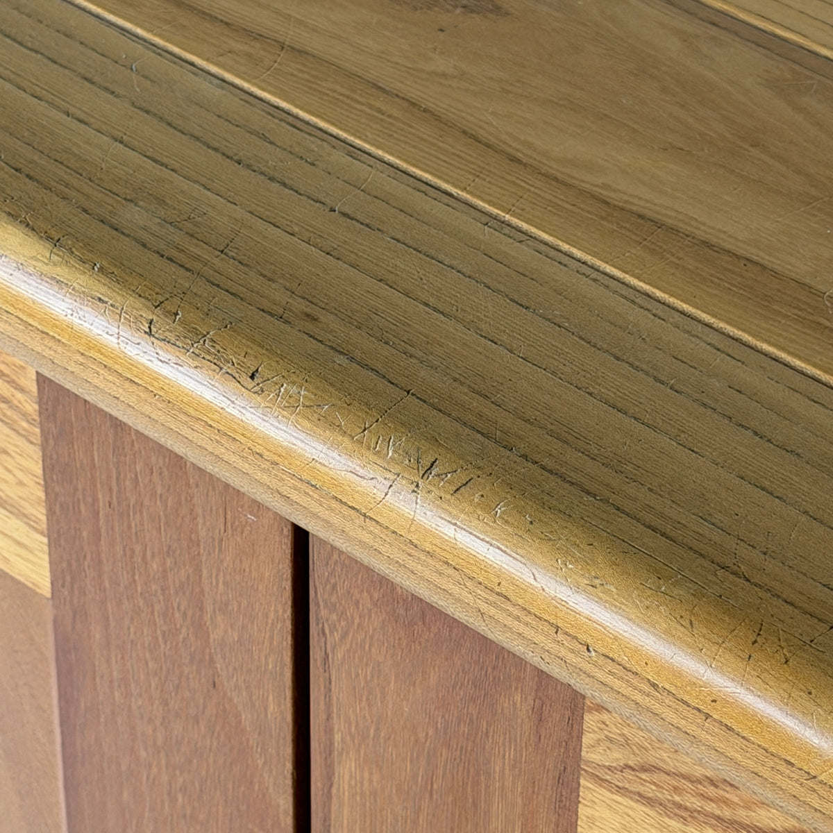 Belgian Monumental Blonde Wood Credenza
