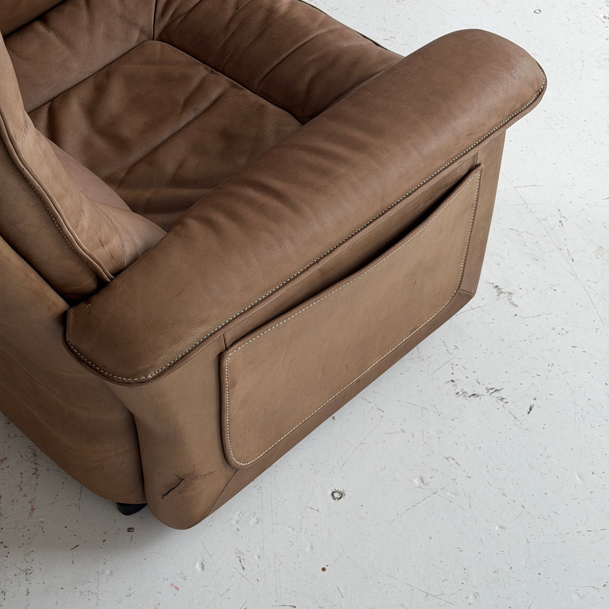 DS-50 Leather Lounge Chair by De Sede