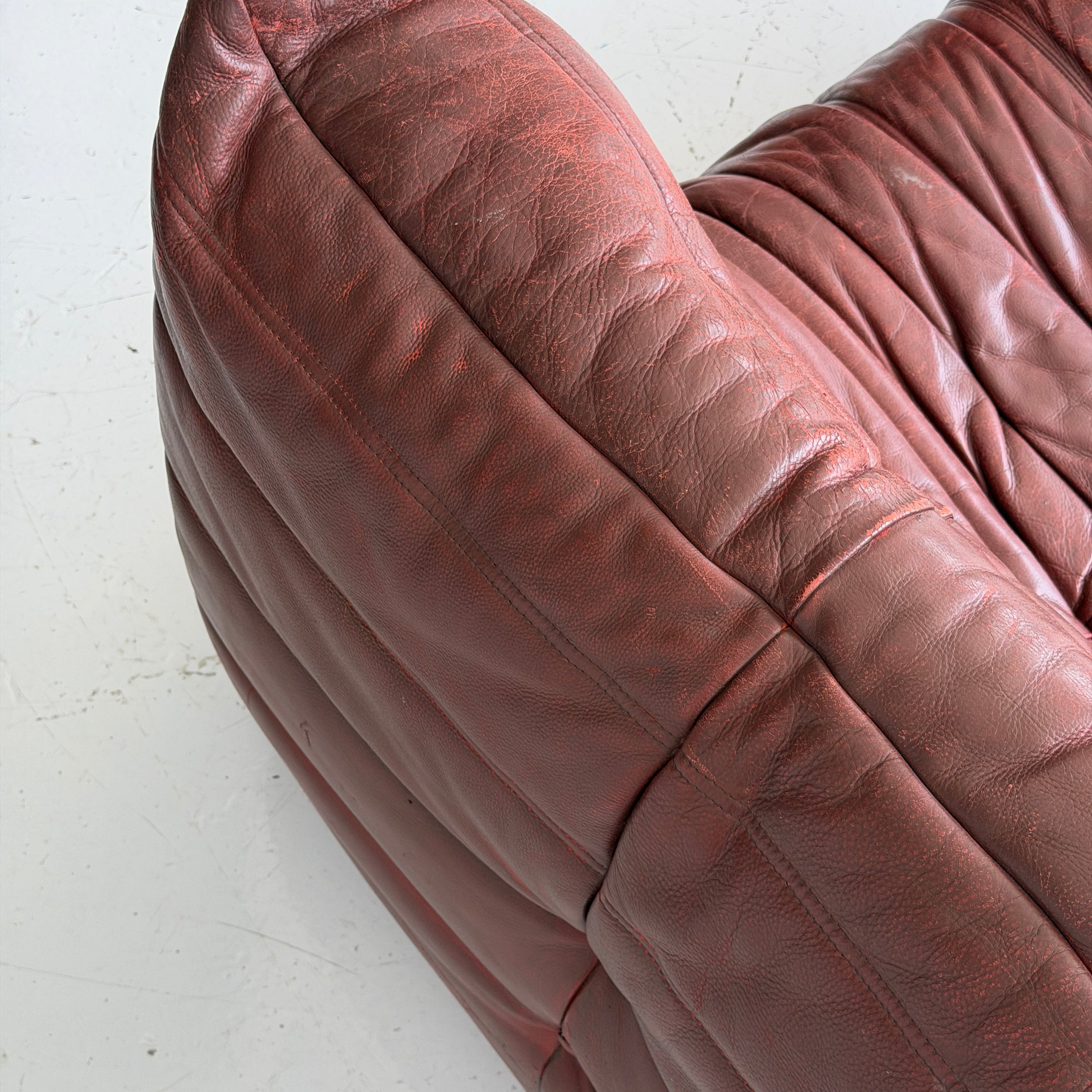 Leather Togo Lounge Chair by Michel Ducaroy for Ligne Roset