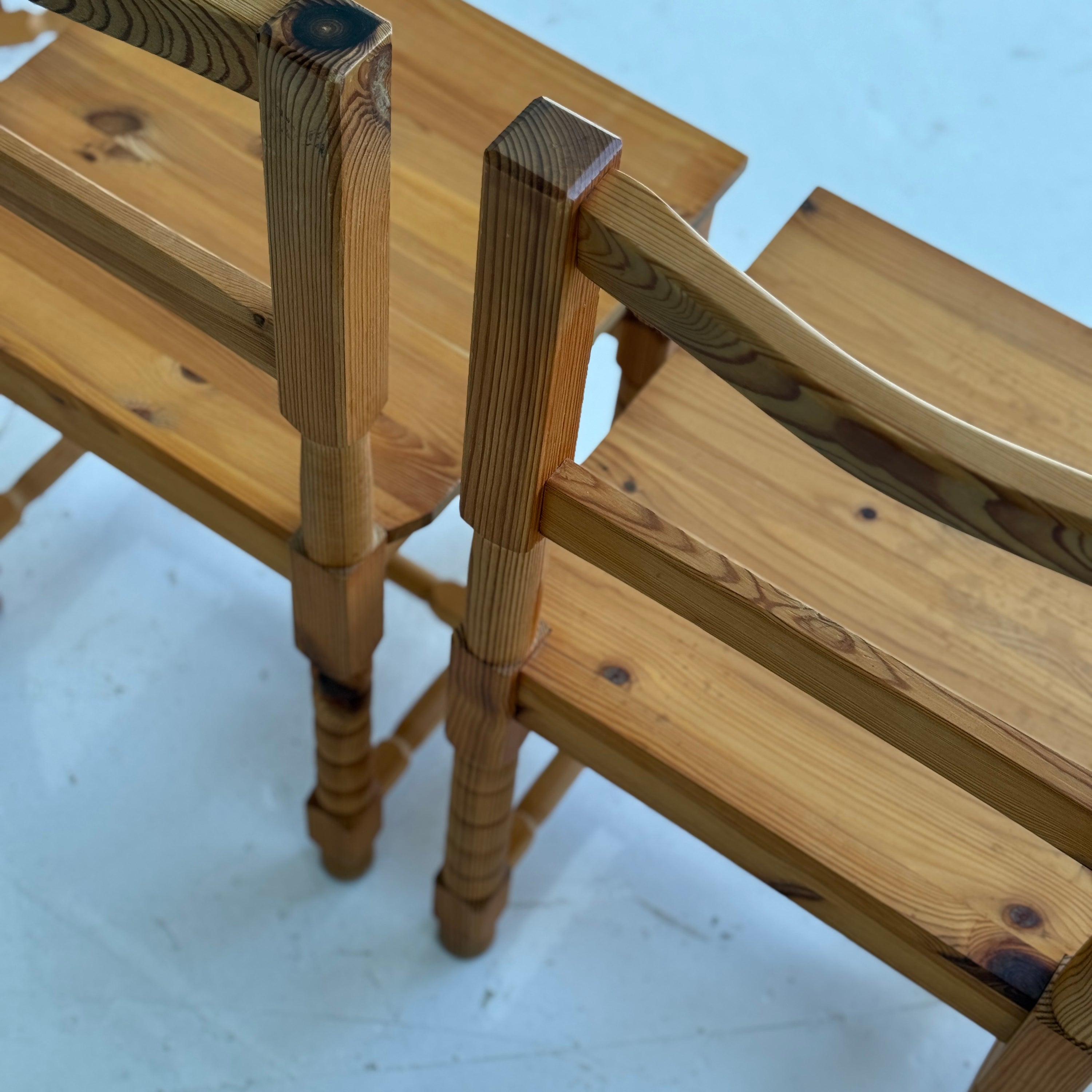 Swedish Pine Traditional Dining Chairs