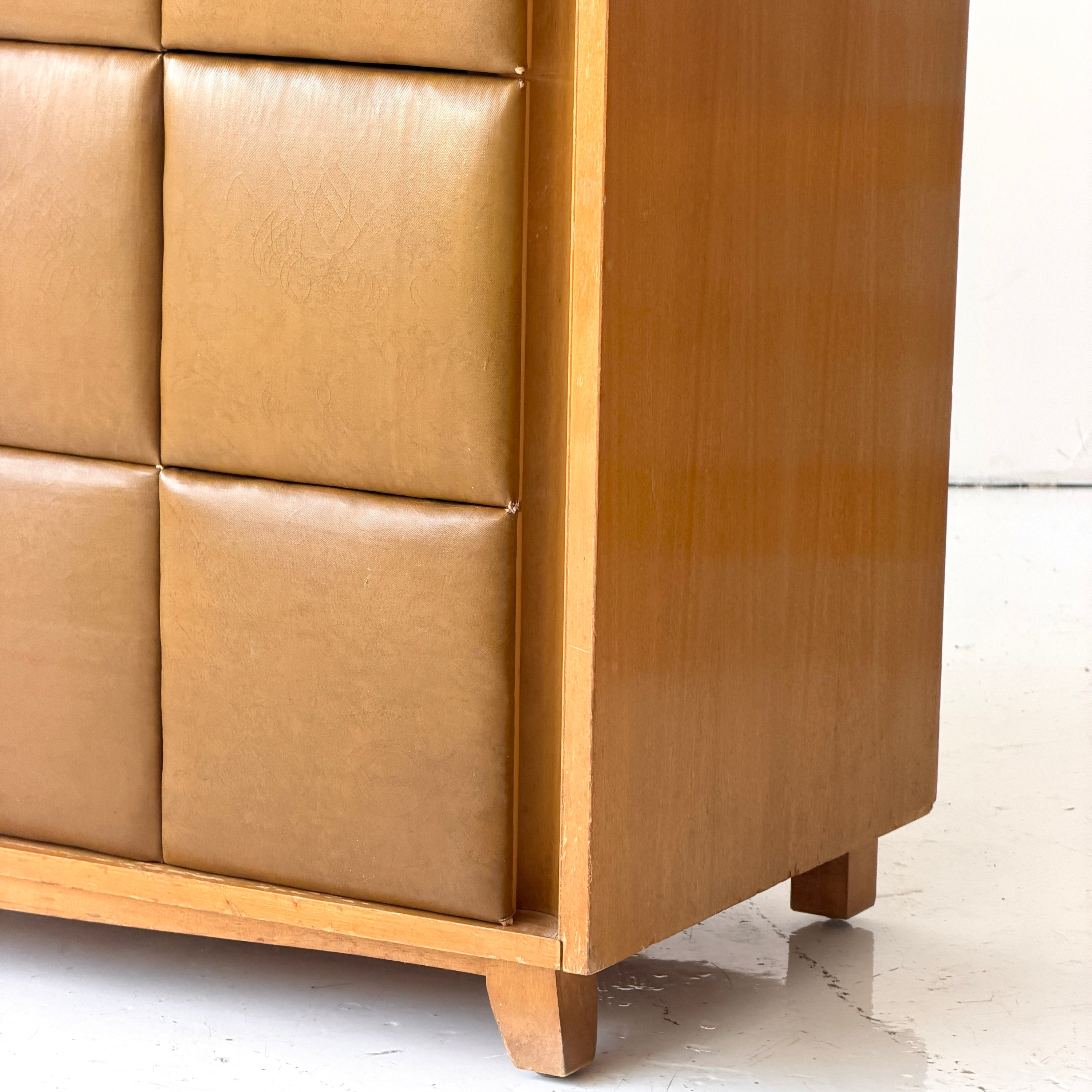 Mahogany Art Deco Dresser by Gilbert Rohde for Herman Miller