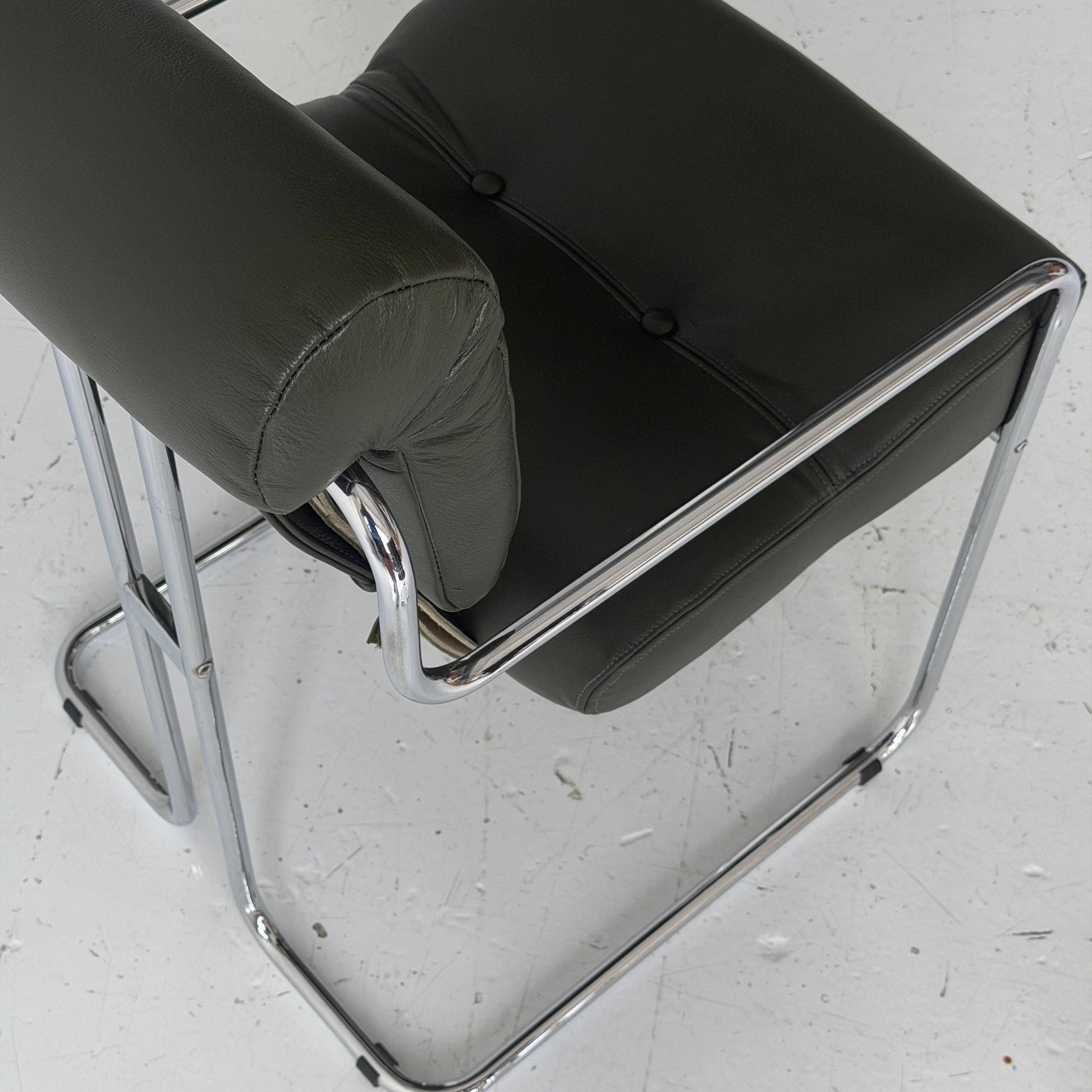 Tucroma Leather Dining Chairs by Guido Faleschini for i4 Mariani