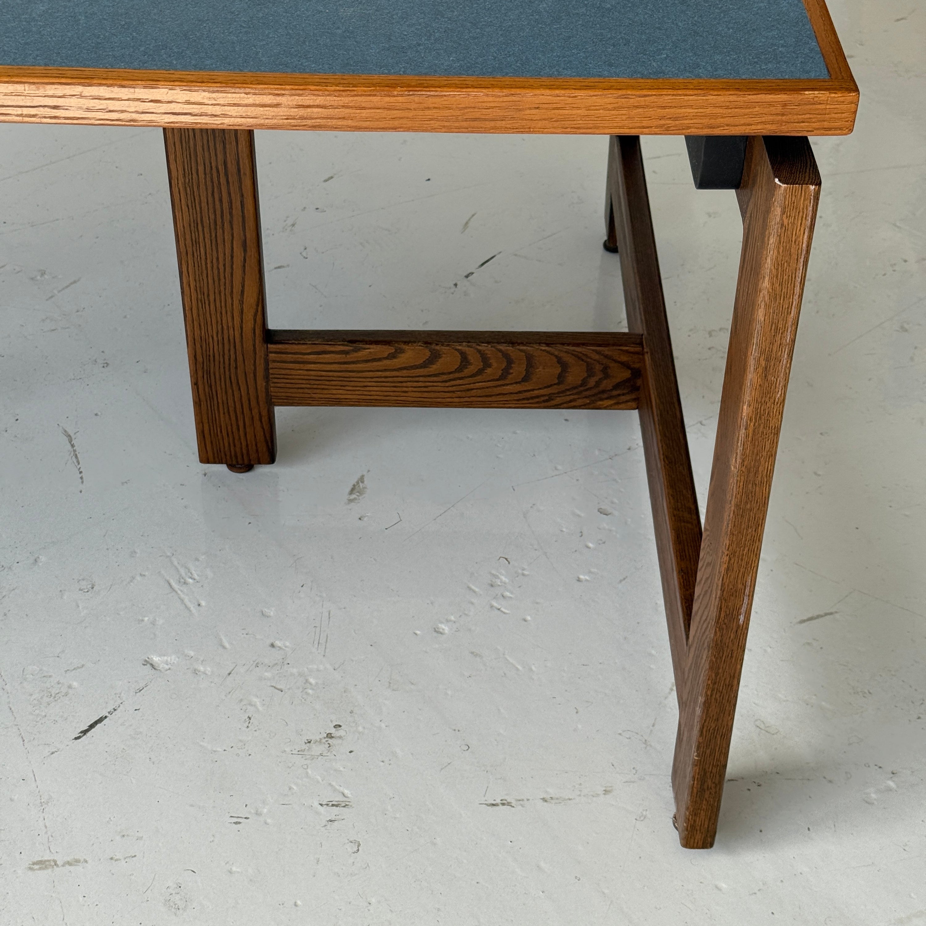 Monumental Oak Library Table