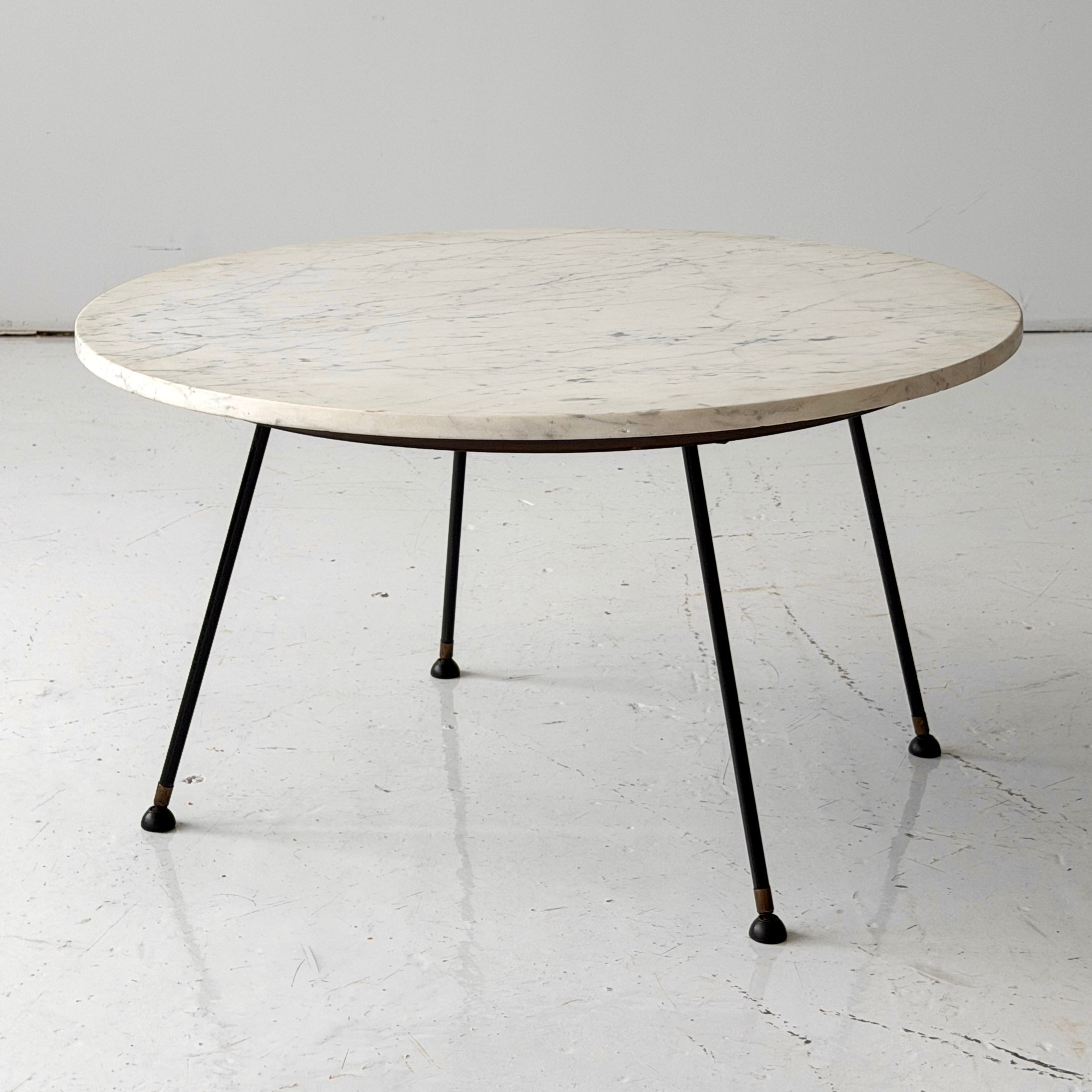 Italian Carrara Marble Coffee Table