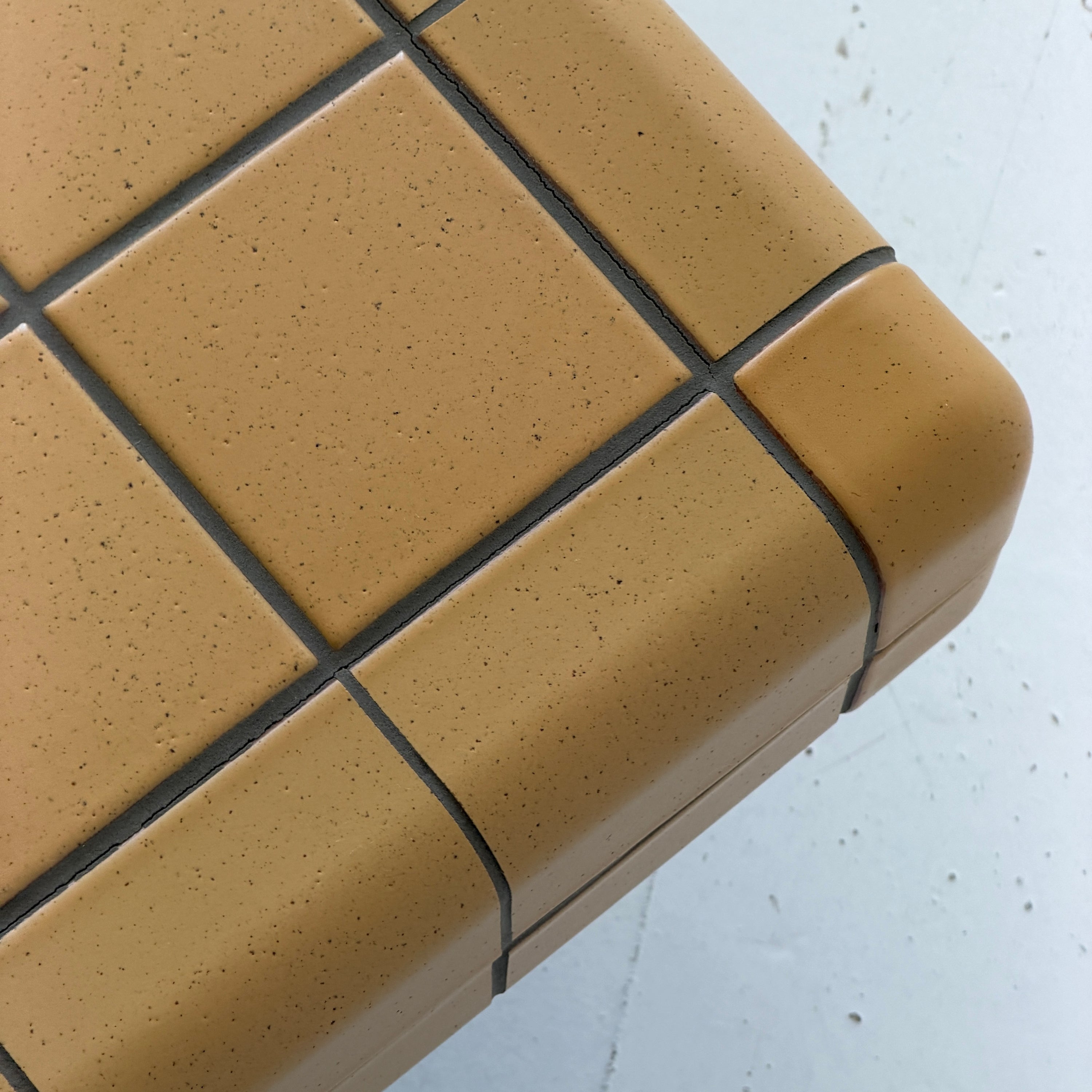 Yellow Tile/Concrete Coffee Table