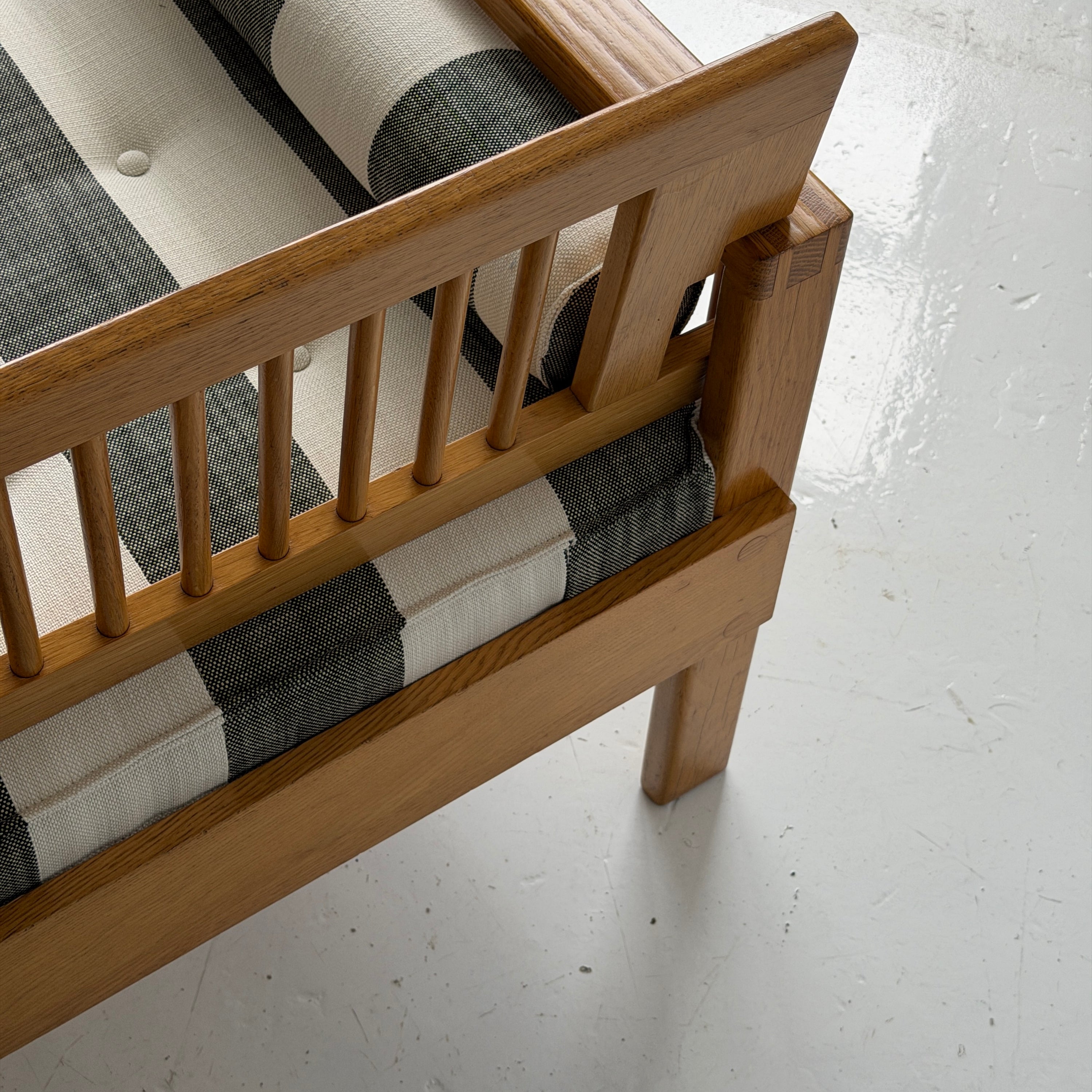 Studio Made Striped Daybed by Charles Webb