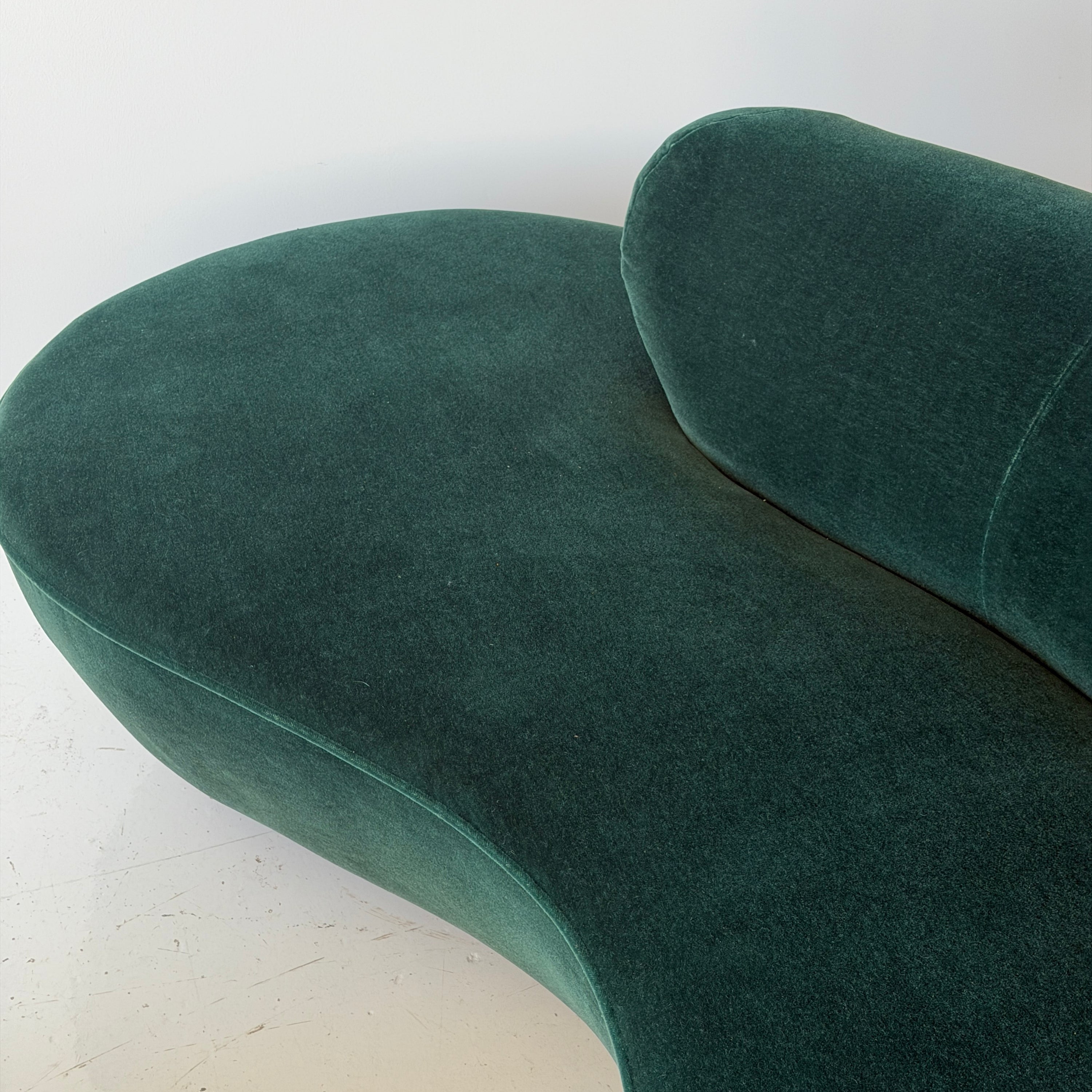 Cloud Serpentine Sofas by Vladimir Kagan for Directional in Mohair
