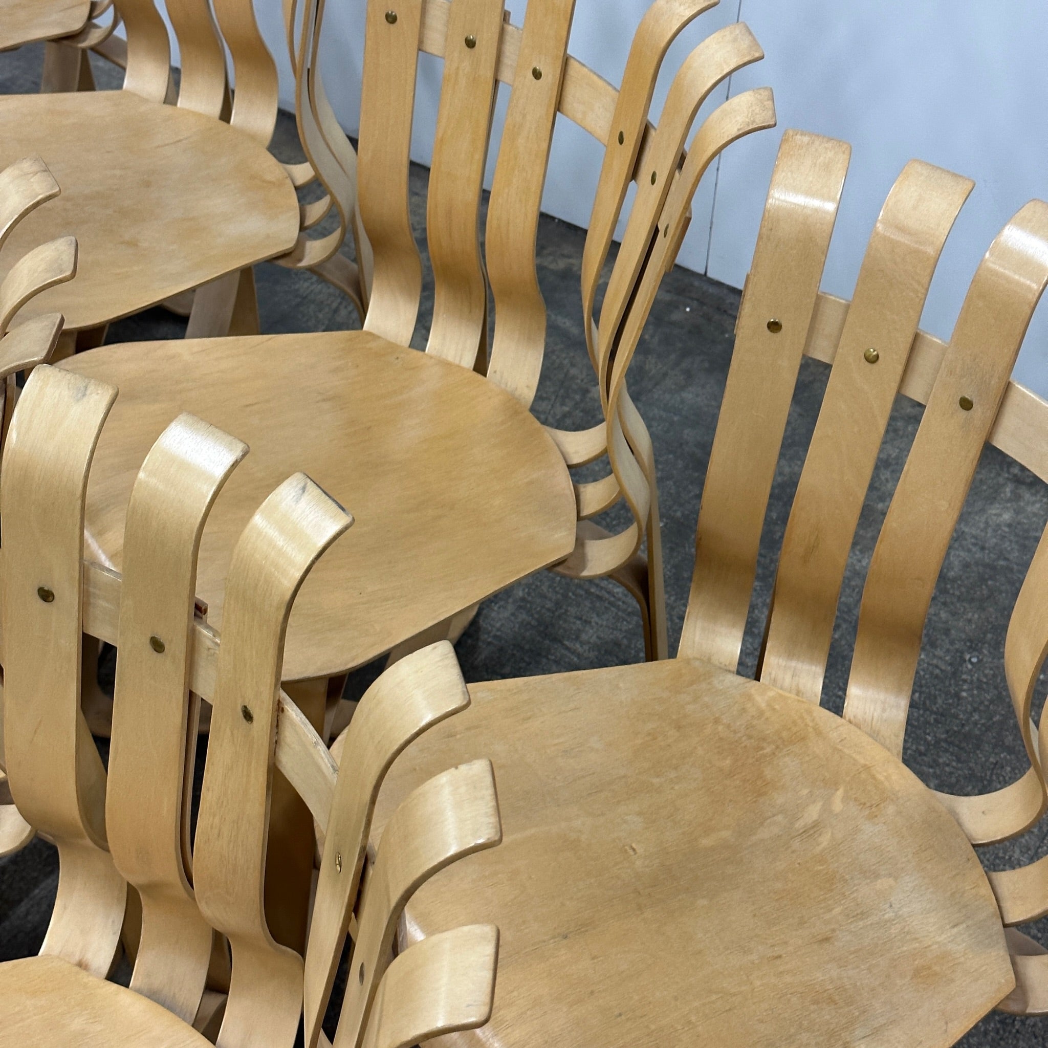 Hat Trick Chairs by Frank Gehry for Knoll