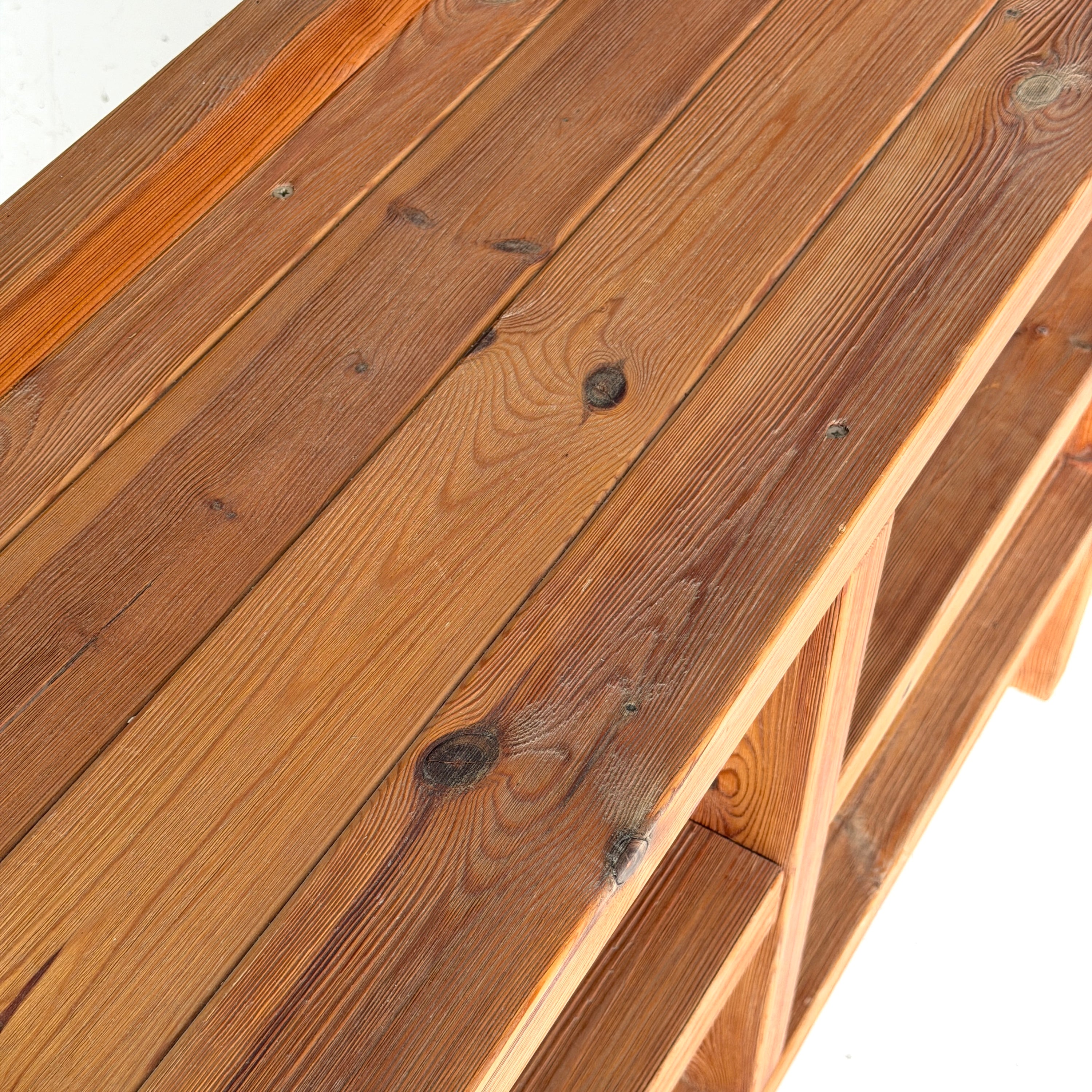 Christian IV Danish Pine Shelf by Hans Frydendal