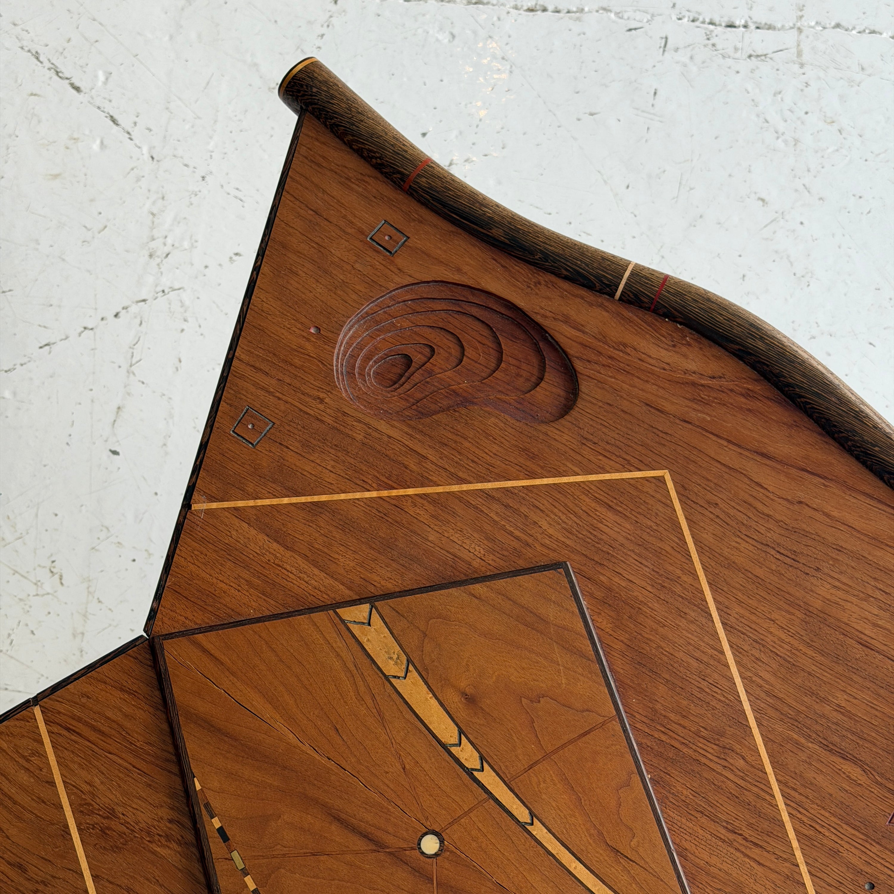 Inlaid Studio Made Coffee Table by Steven Spiro