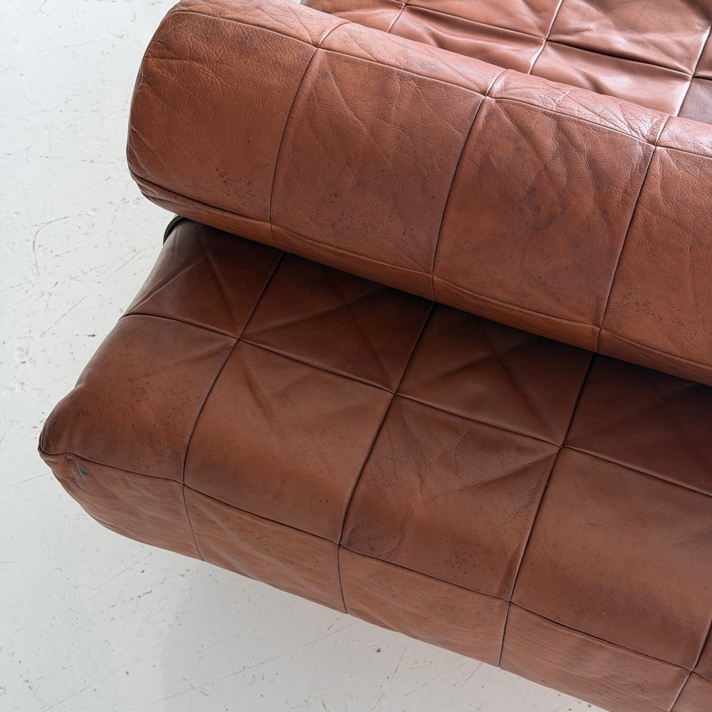 Patchwork Leather Daybed by De Sede