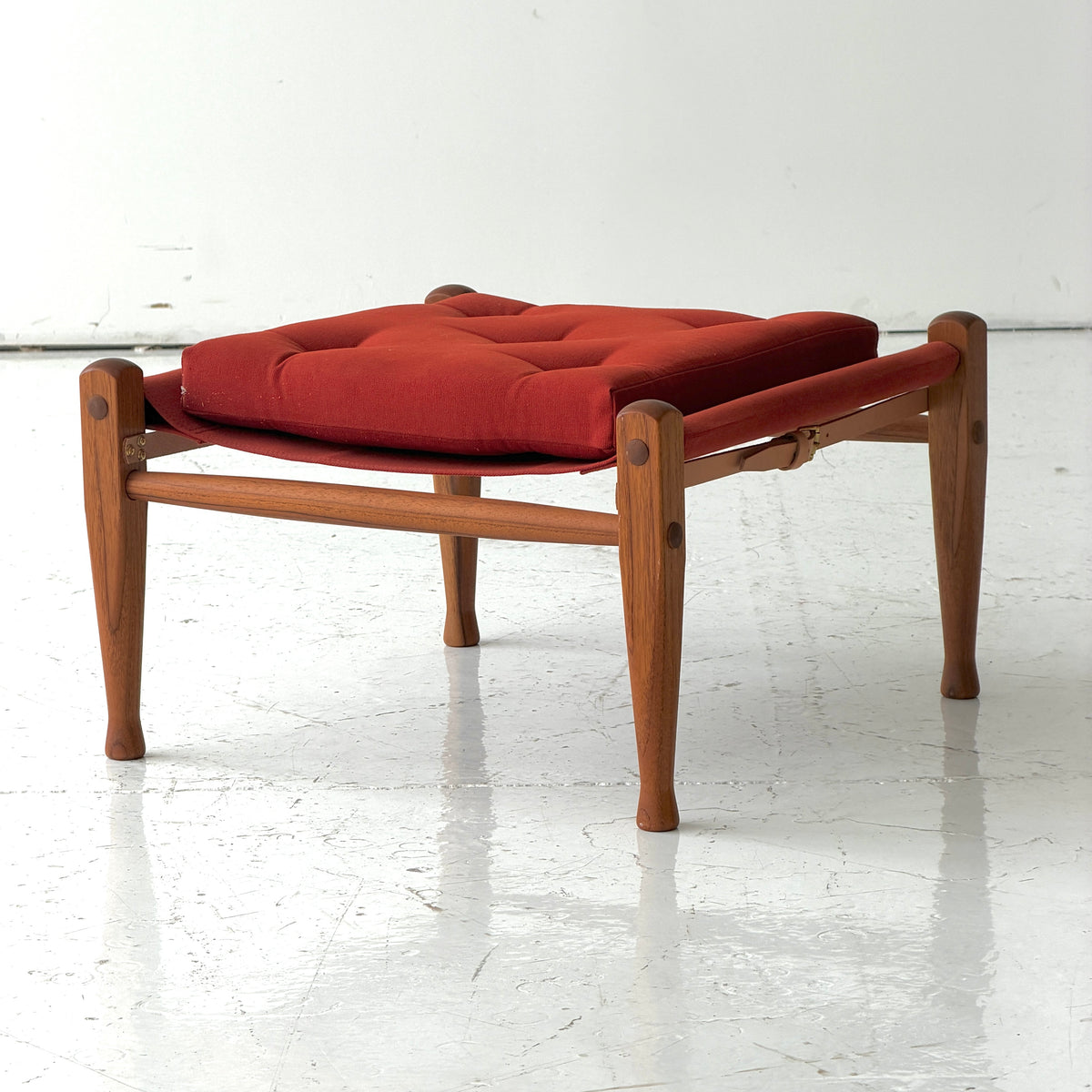 Safari Ottoman by Kaare Klint for Carl Hansen