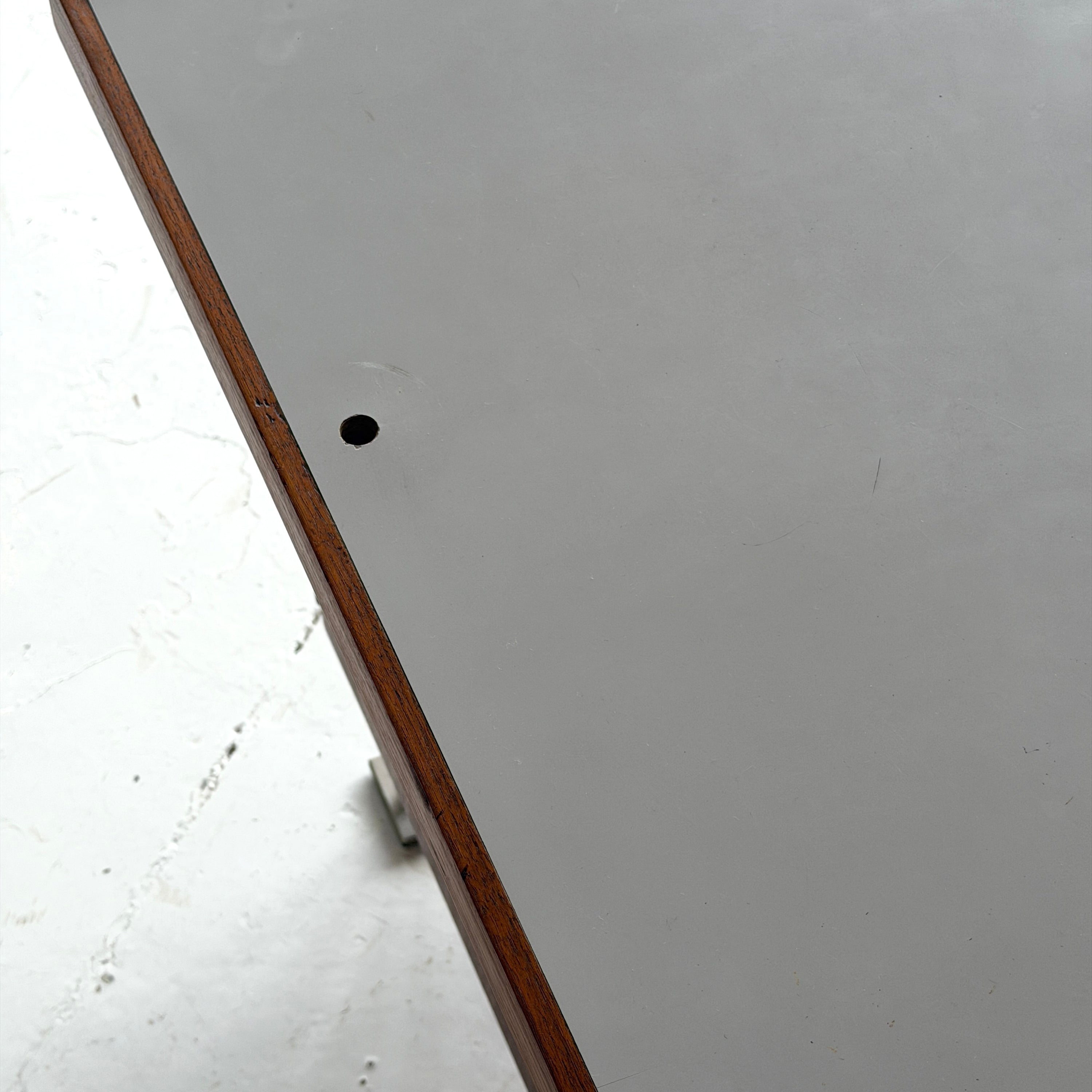 Two Sided Executive Walnut Desk