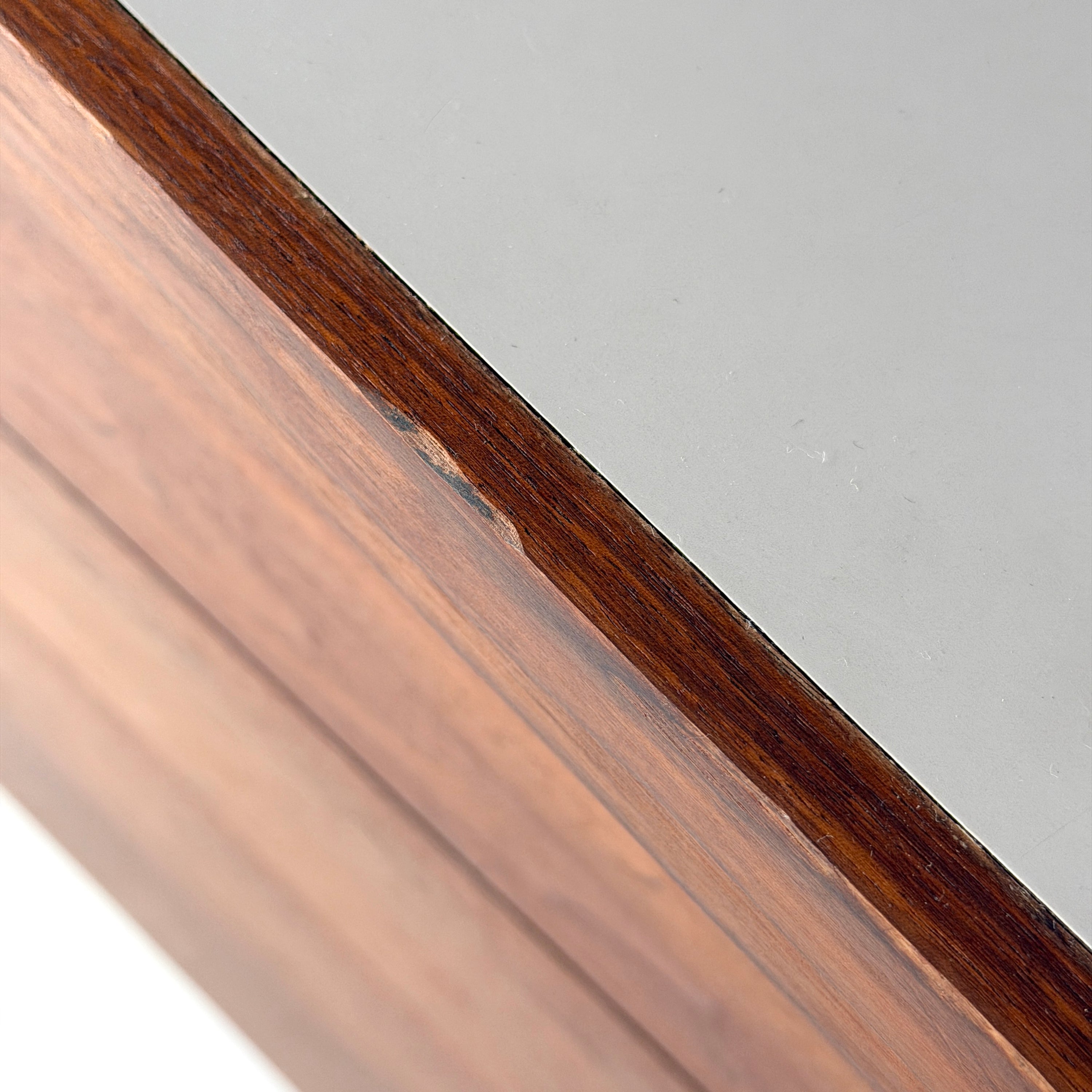 Two Sided Executive Walnut Desk